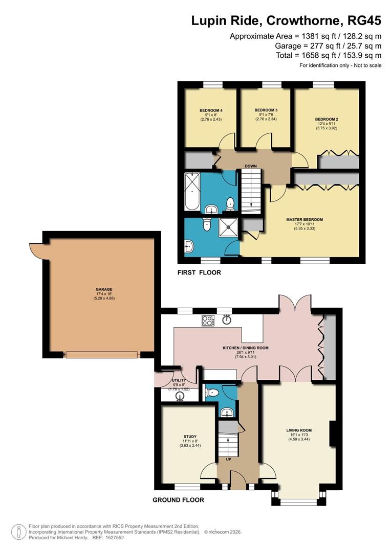 27, Lupin Ride, Crowthorne floorplan