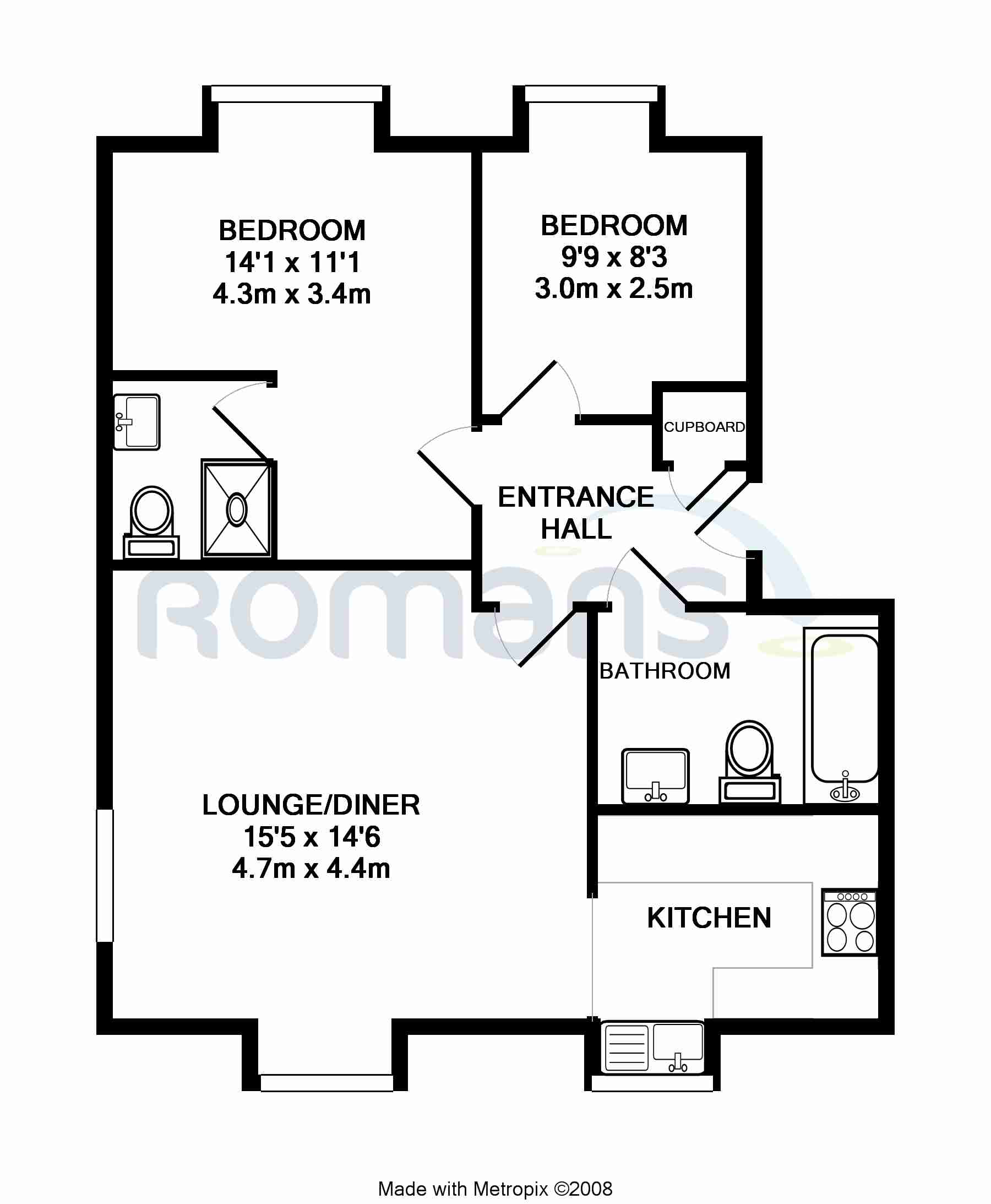 2 Bedrooms Flat to rent in Wren Gardens, Jennett's Park, Bracknell RG12