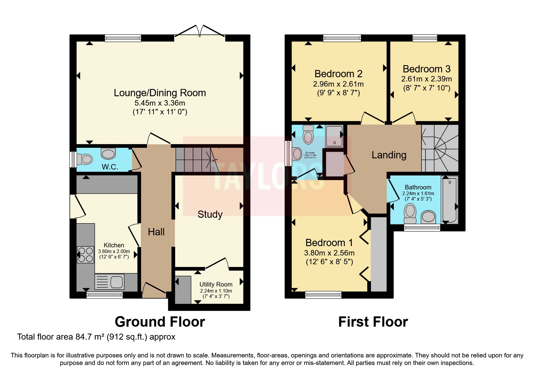 Woodlands, Grange Park, Northampton NN4, 3 bedroom semidetached house