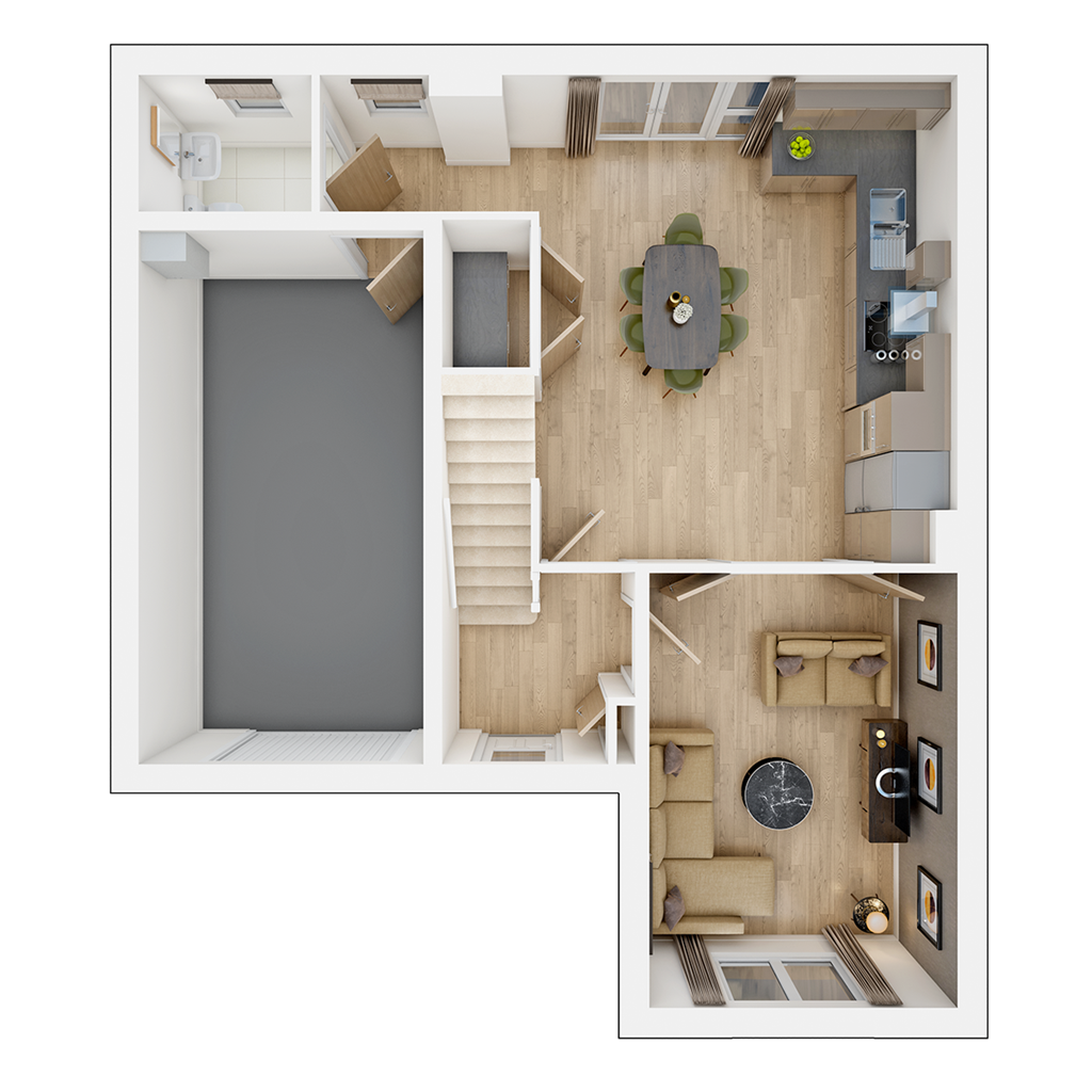 The Corkham - Plot 788, Burleyfields, Martin Drive, Stafford floorplan