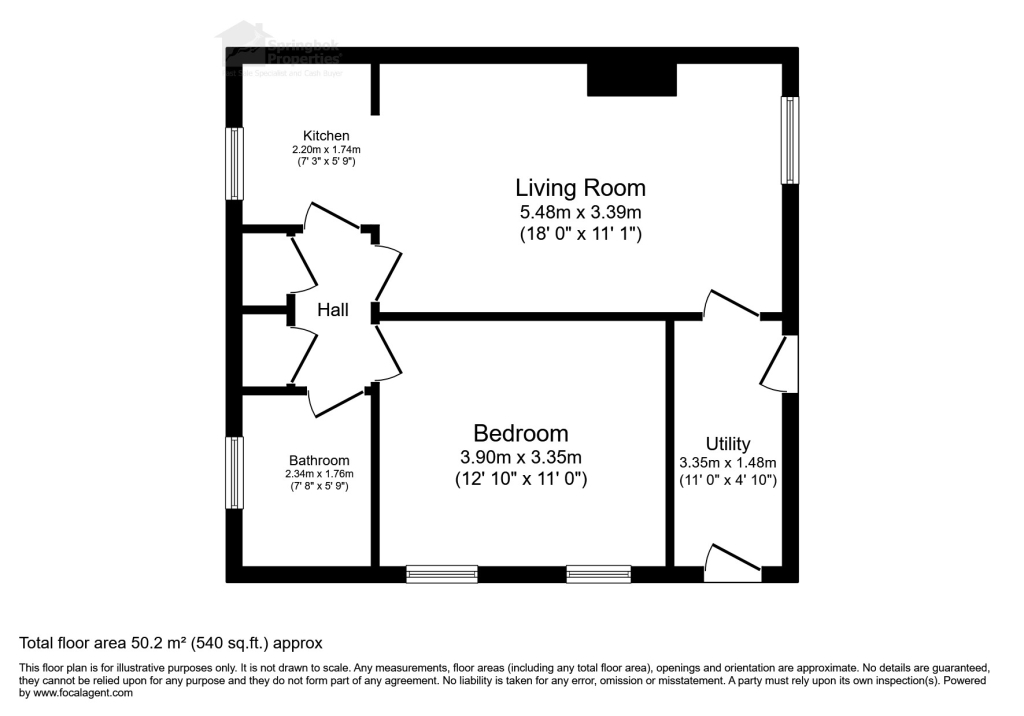 1, Amber Gate, Worcester floorplan