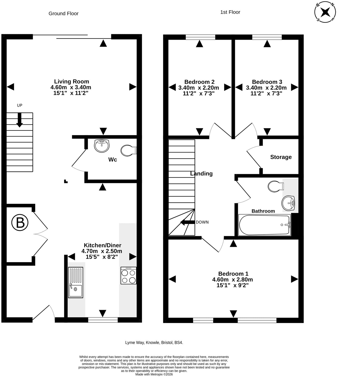 7, Lyme Way, Somerset floorplan