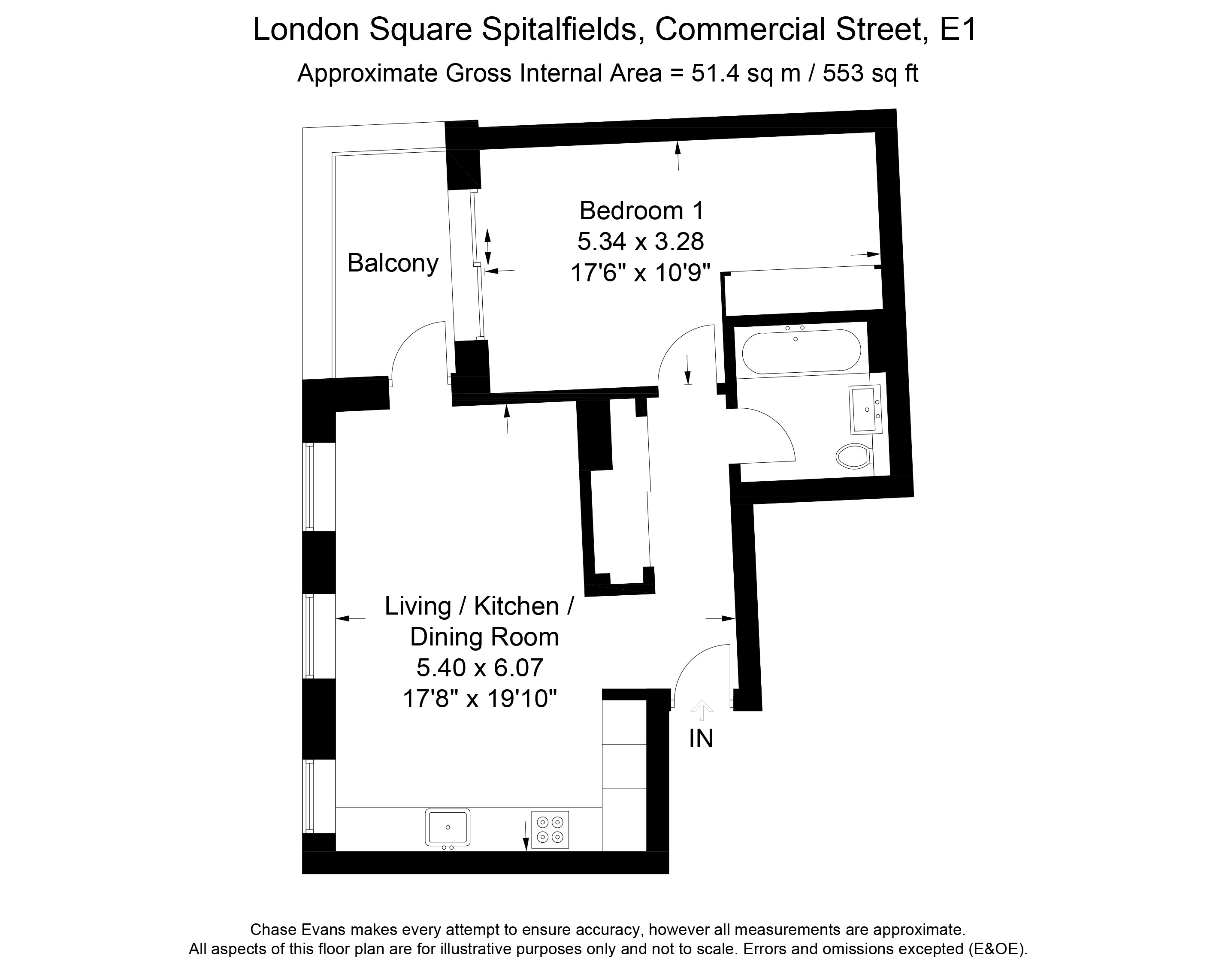 1 Bedrooms Flat to rent in Billingsgate, London Square Spitalfields, Aldgate E1
