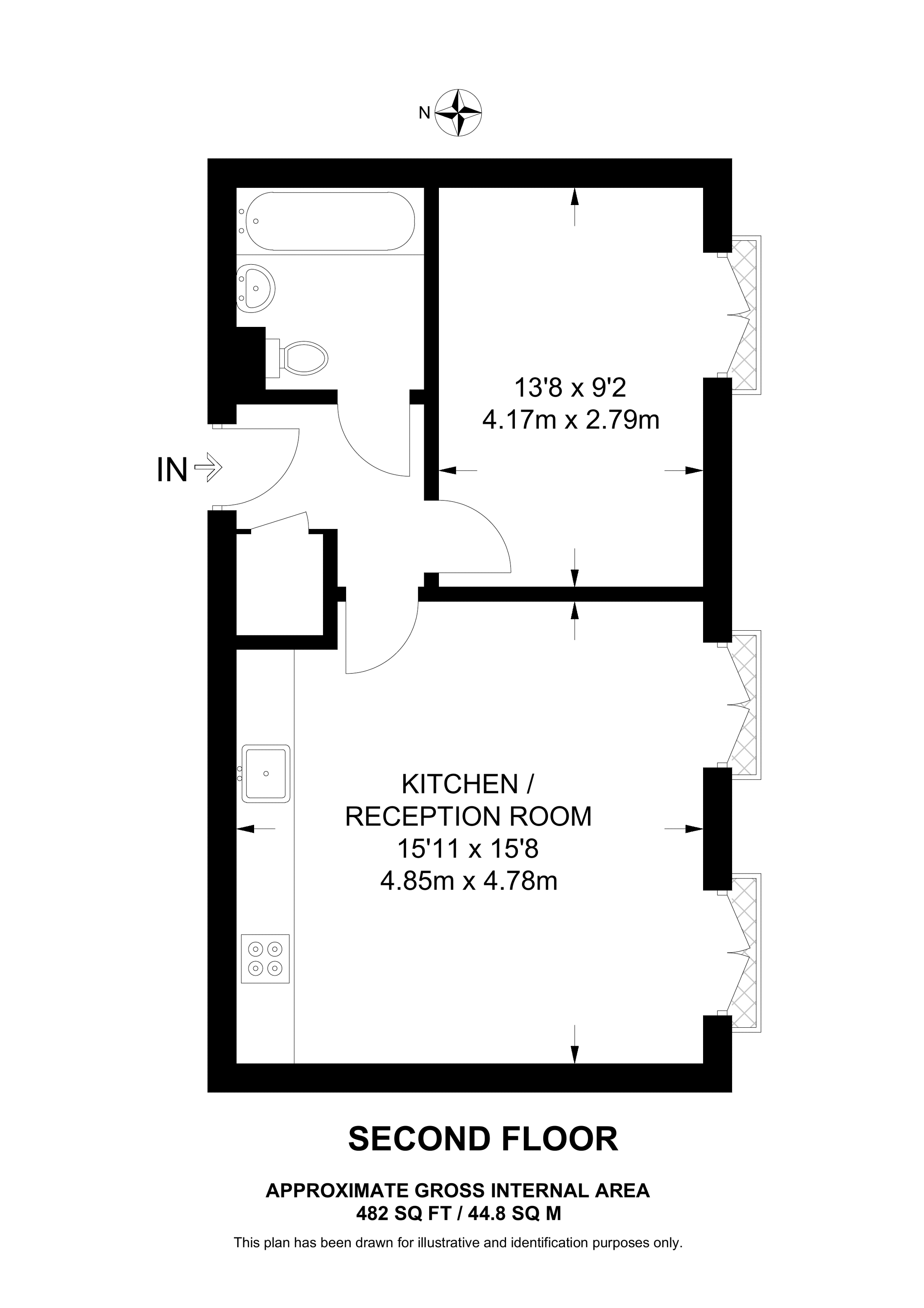 Headstone Drive, Harrow floorplan