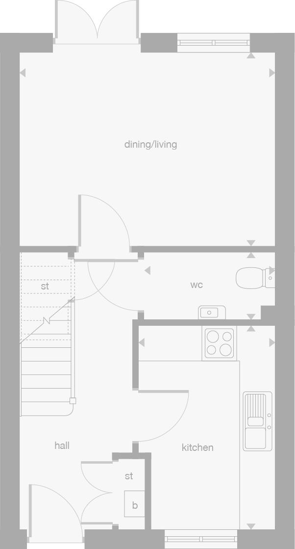 90, Abbotsford Road, Clydebank floorplan
