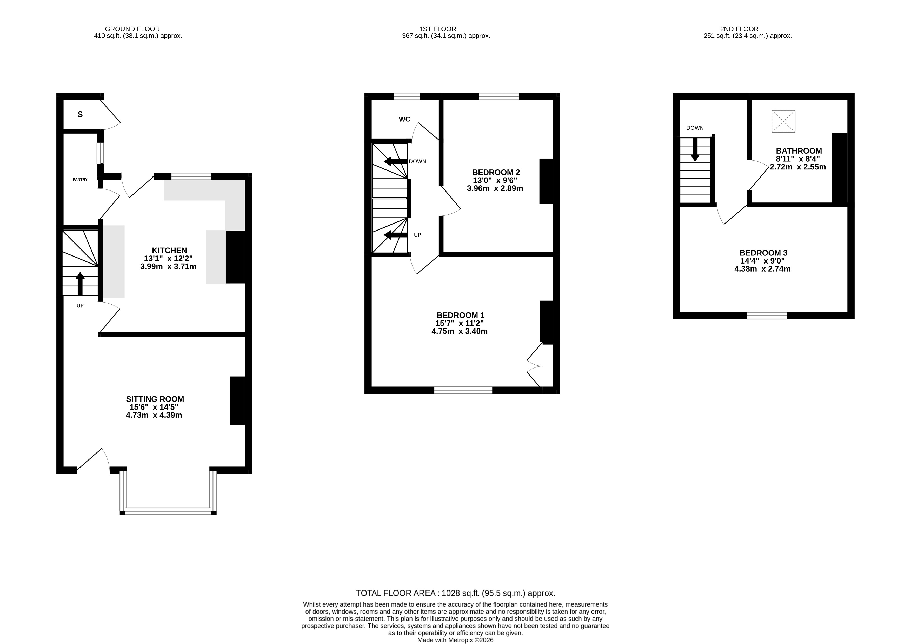 15, East Parade, West Yorkshire floorplan