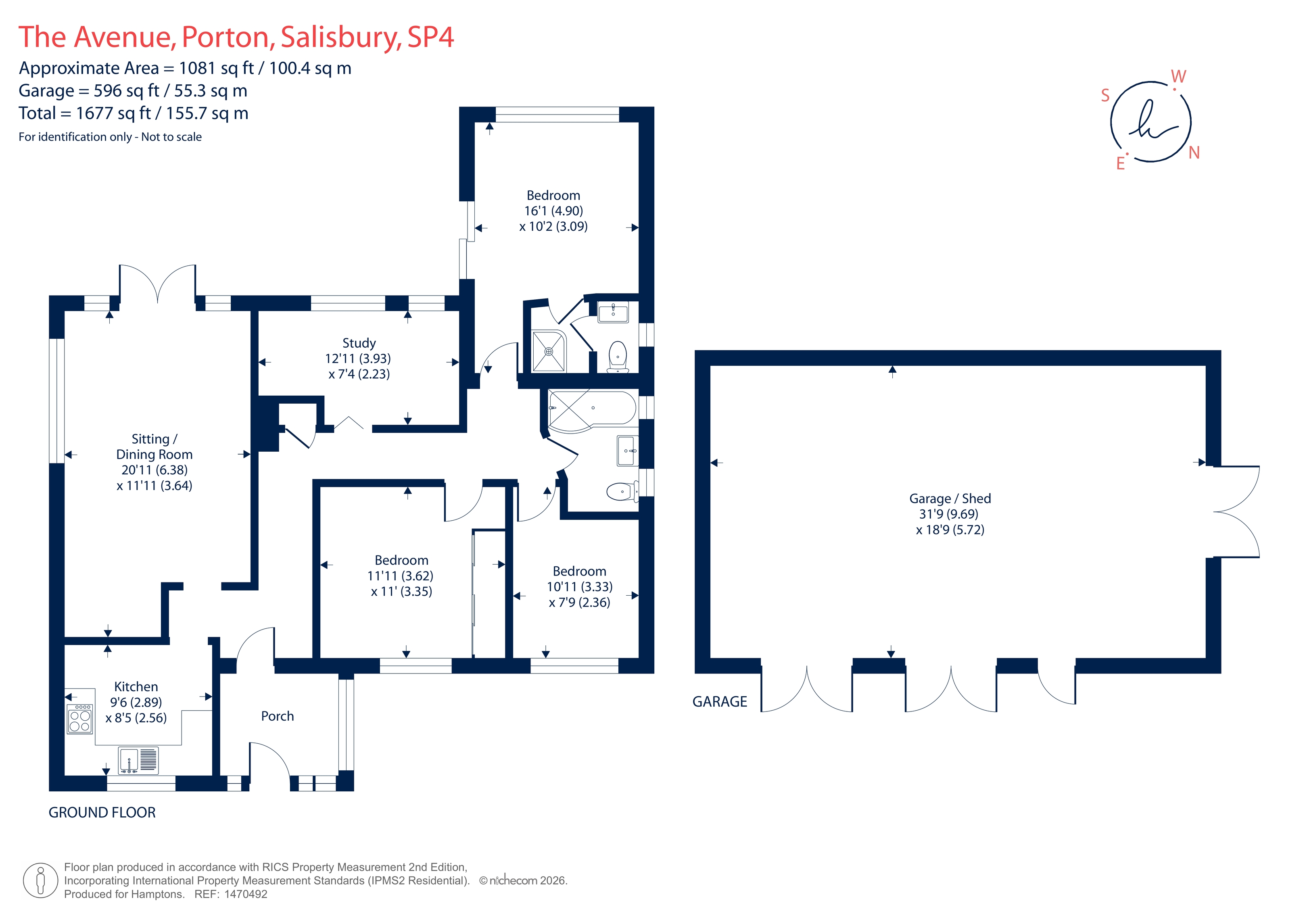 Trelawn, The Avenue, Salisbury floorplan