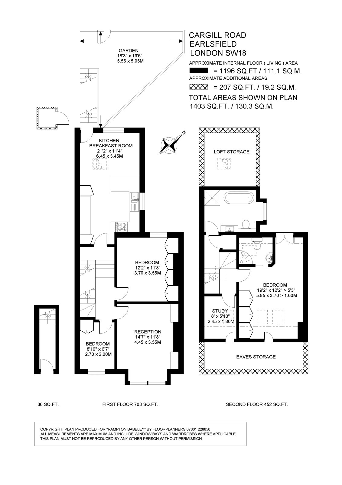 22, Cargill Road, London floorplan