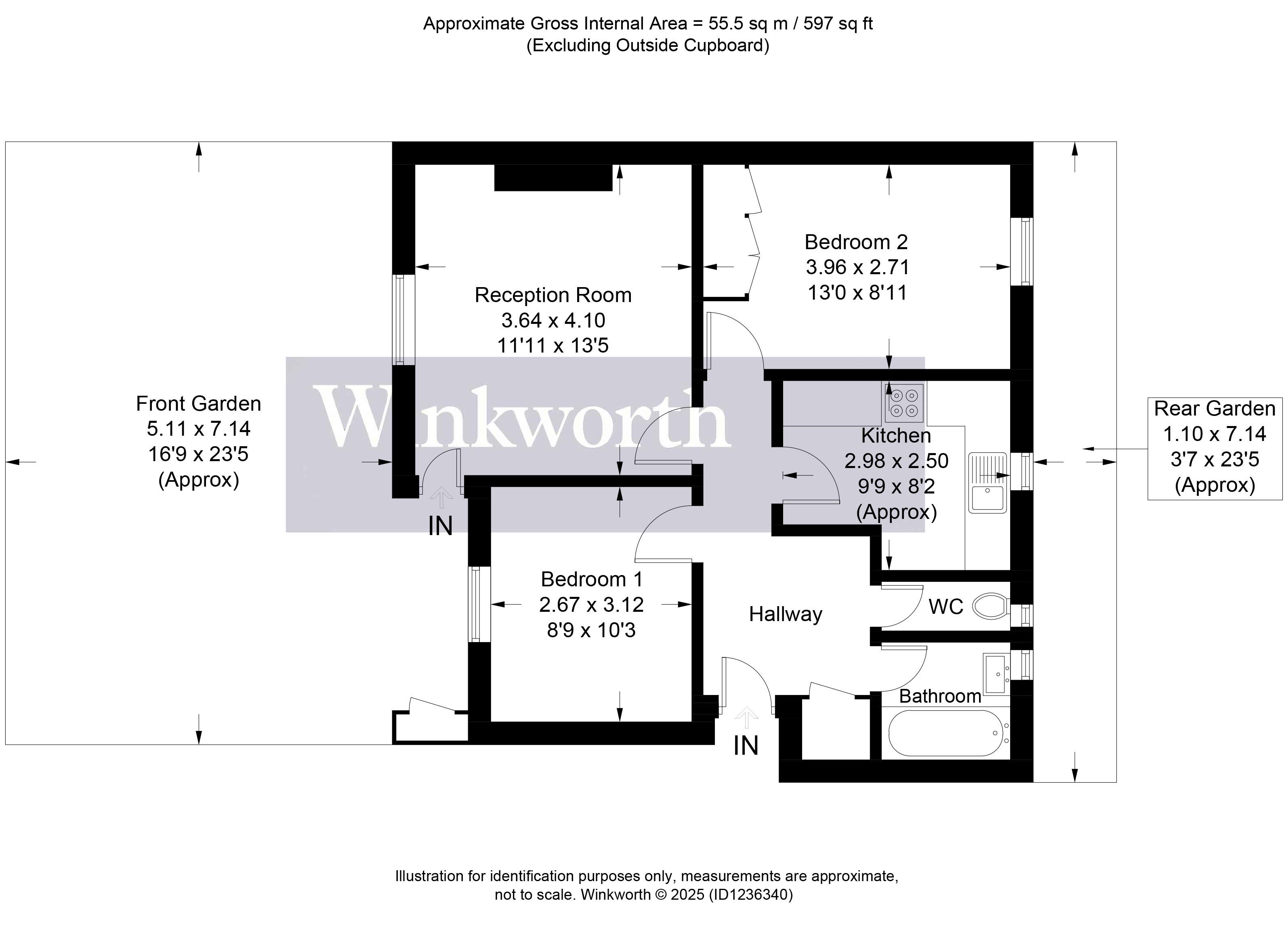 58, Allerton Road, Borehamwood floorplan