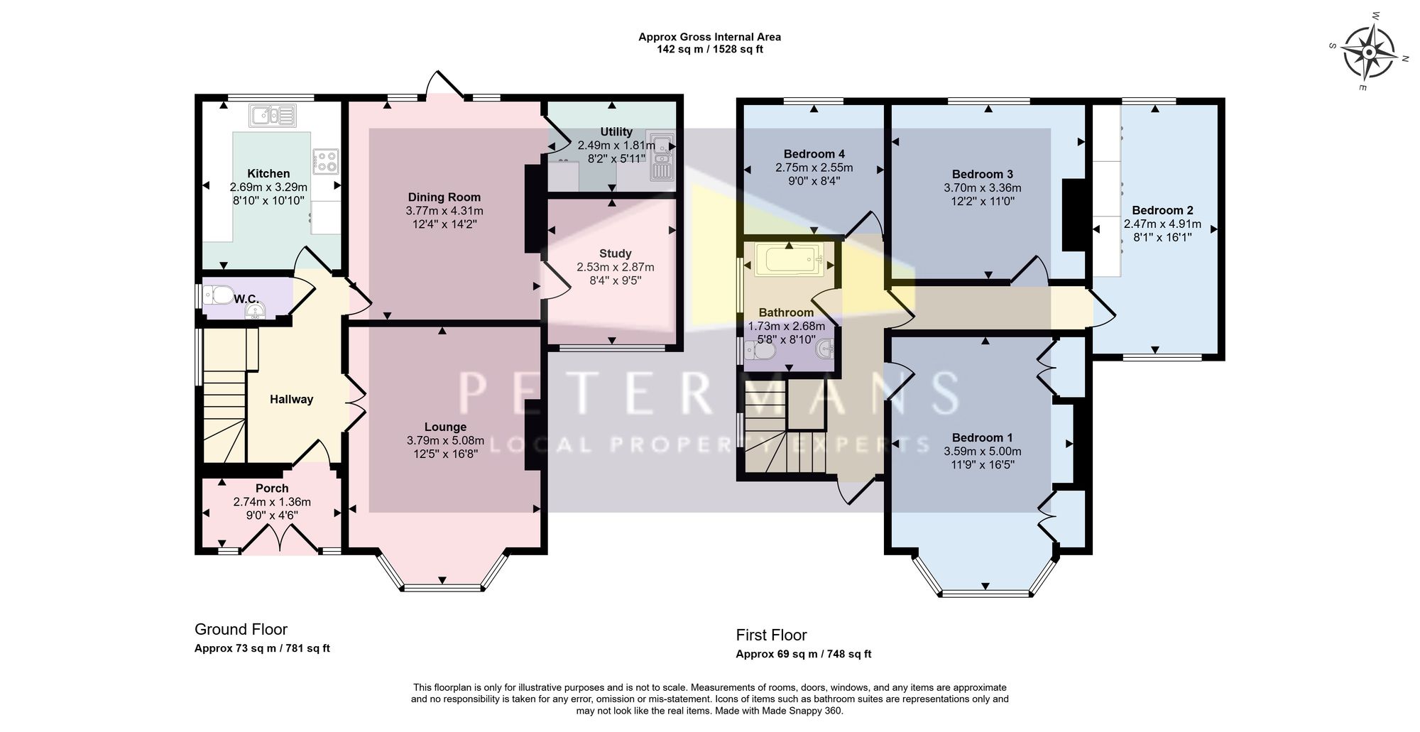 61 Edgwarebury Lane, Edgware floorplan