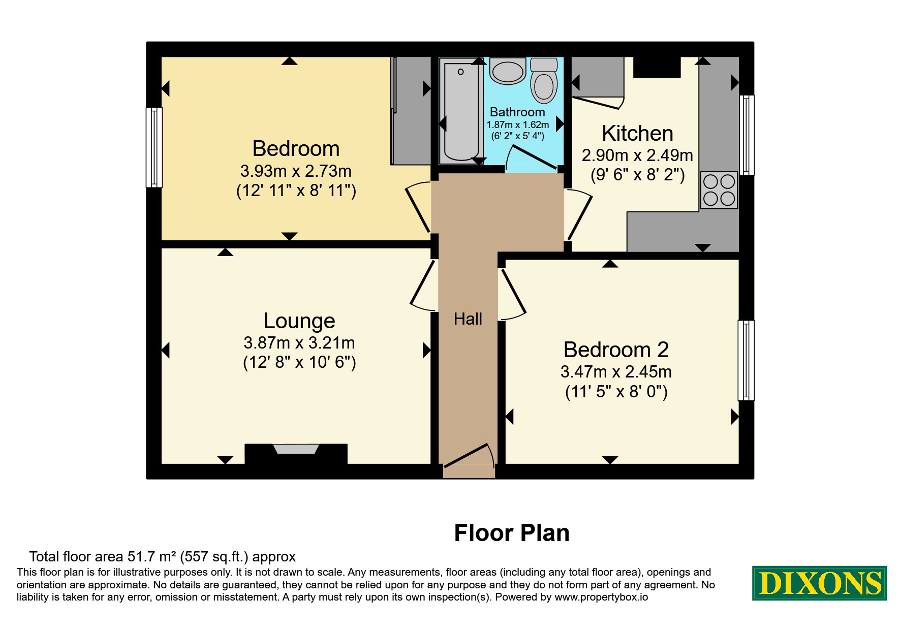 6, Baxter Gardens, Worcestershire floorplan