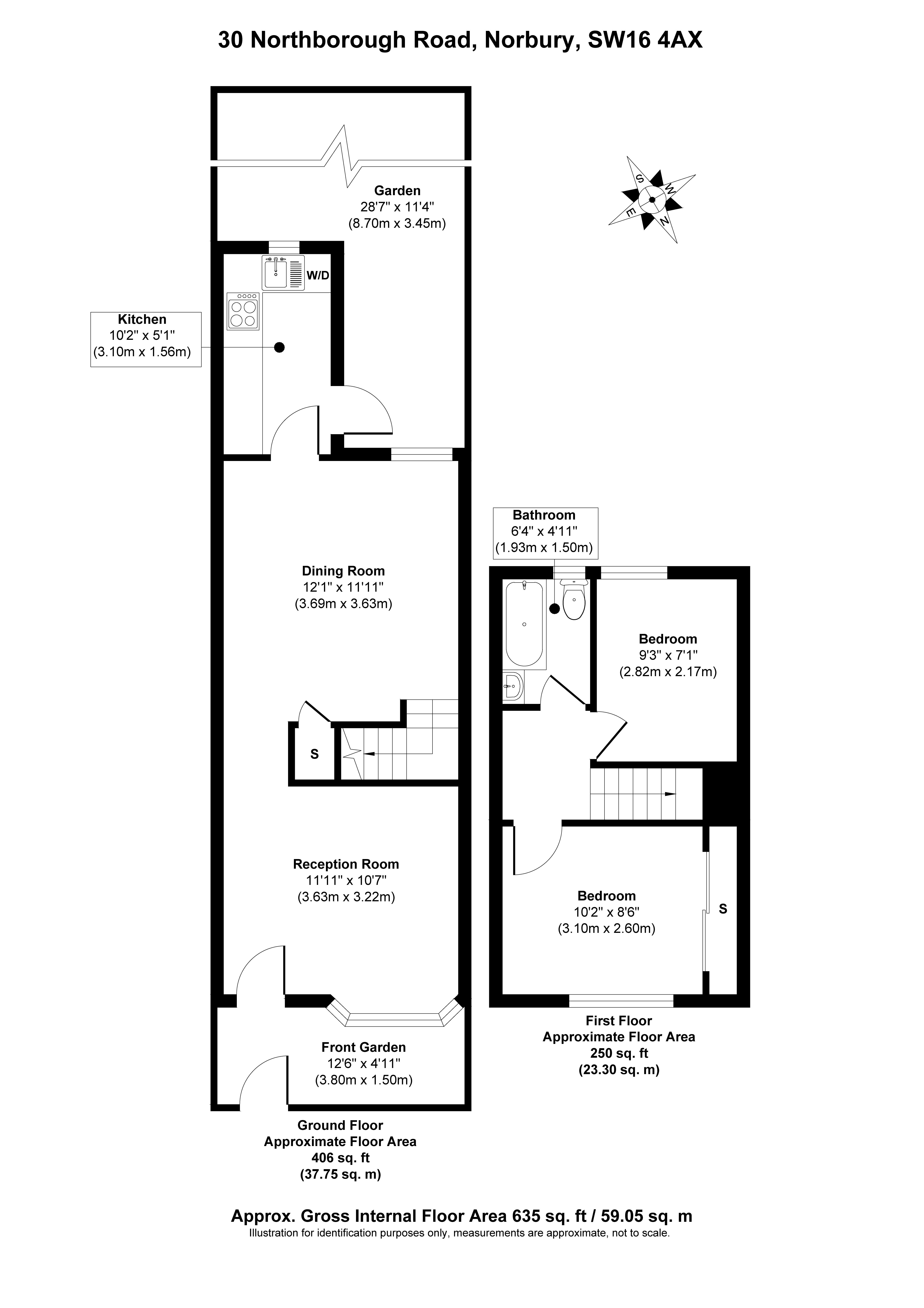 2 bed terraced house for sale in Northborough Road, London SW16 Zoopla