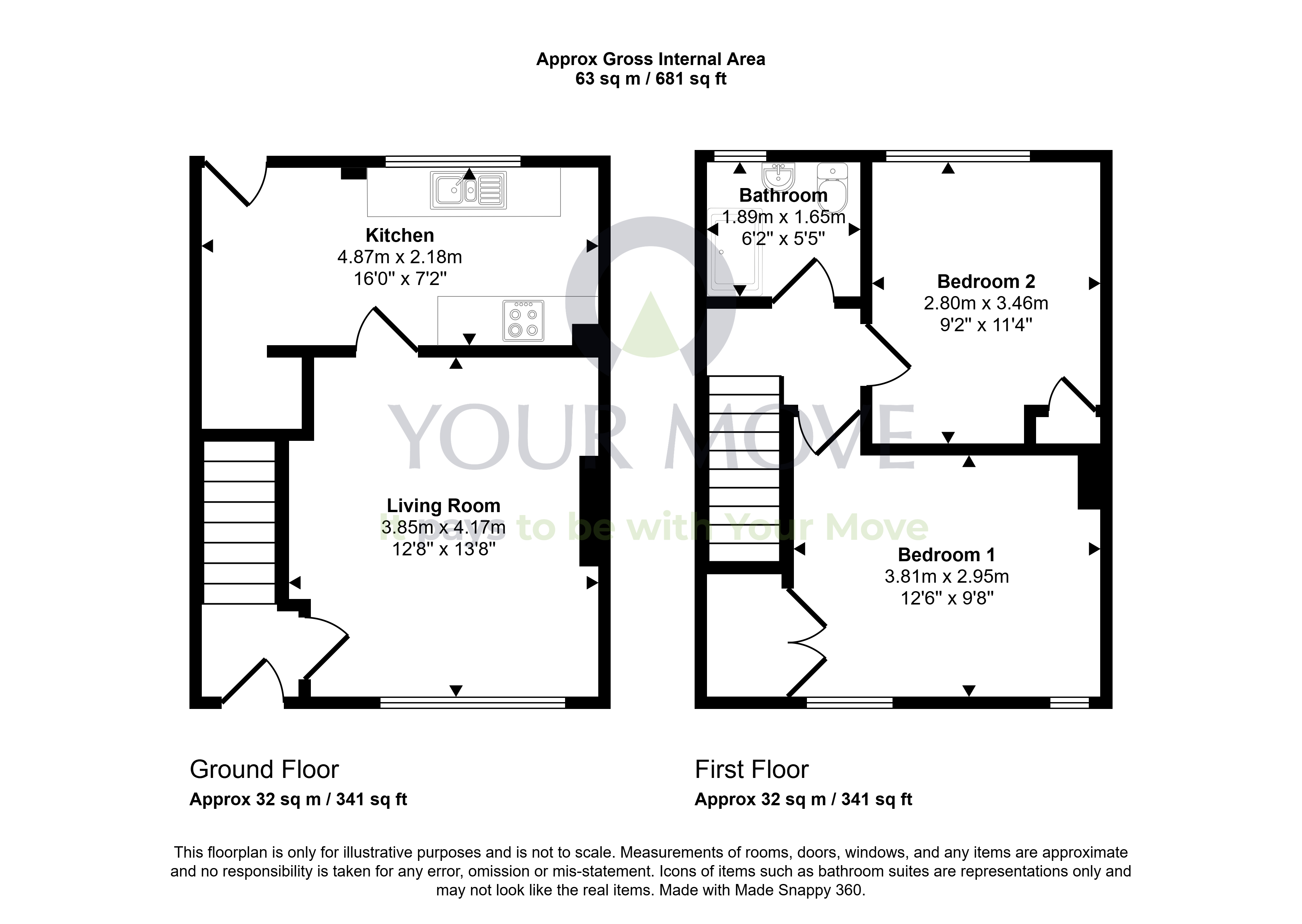 67, Birkburn Road, Sanquhar floorplan