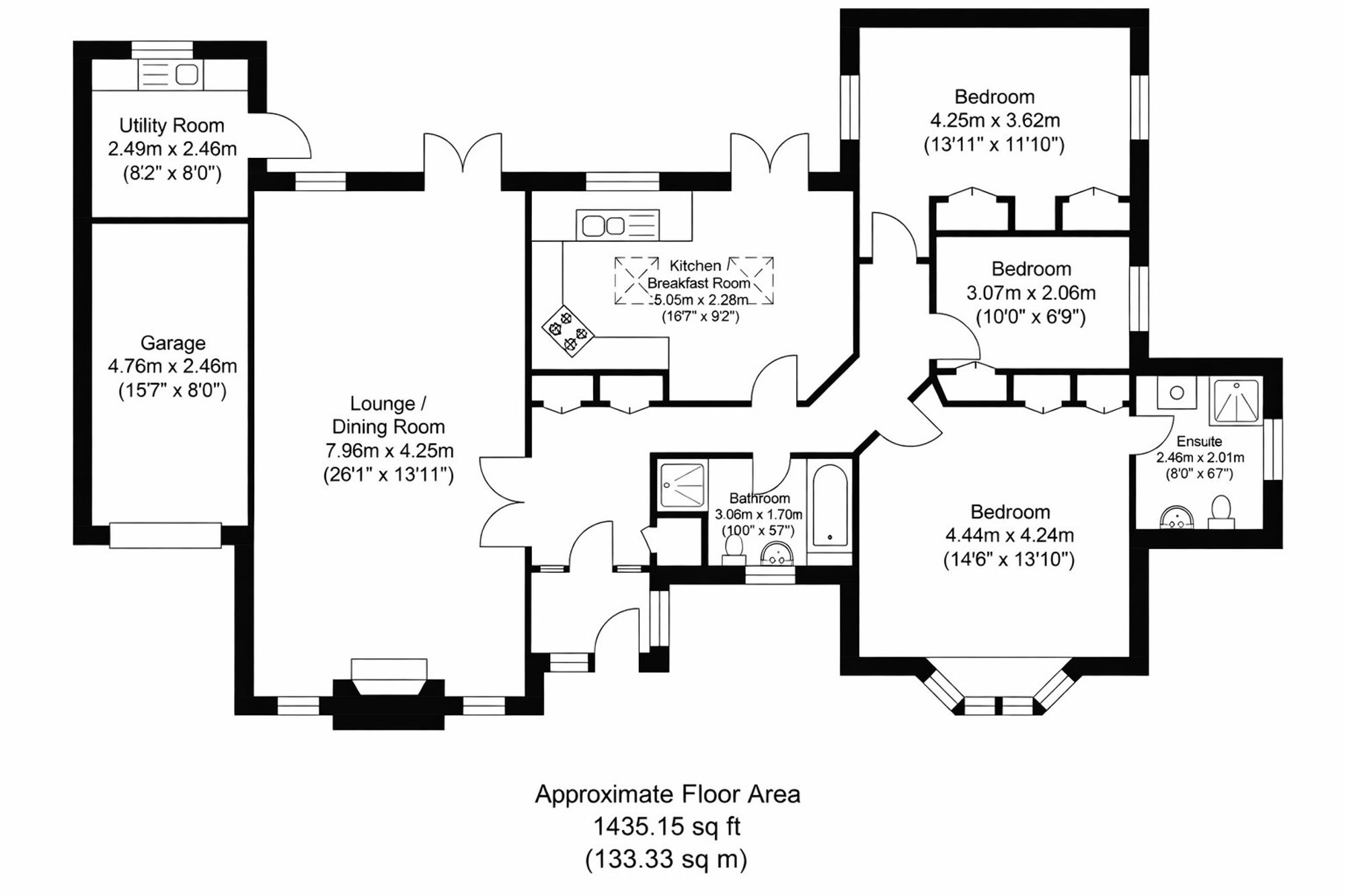 3 Fairmount Briar Croft Road, Crowborough floorplan