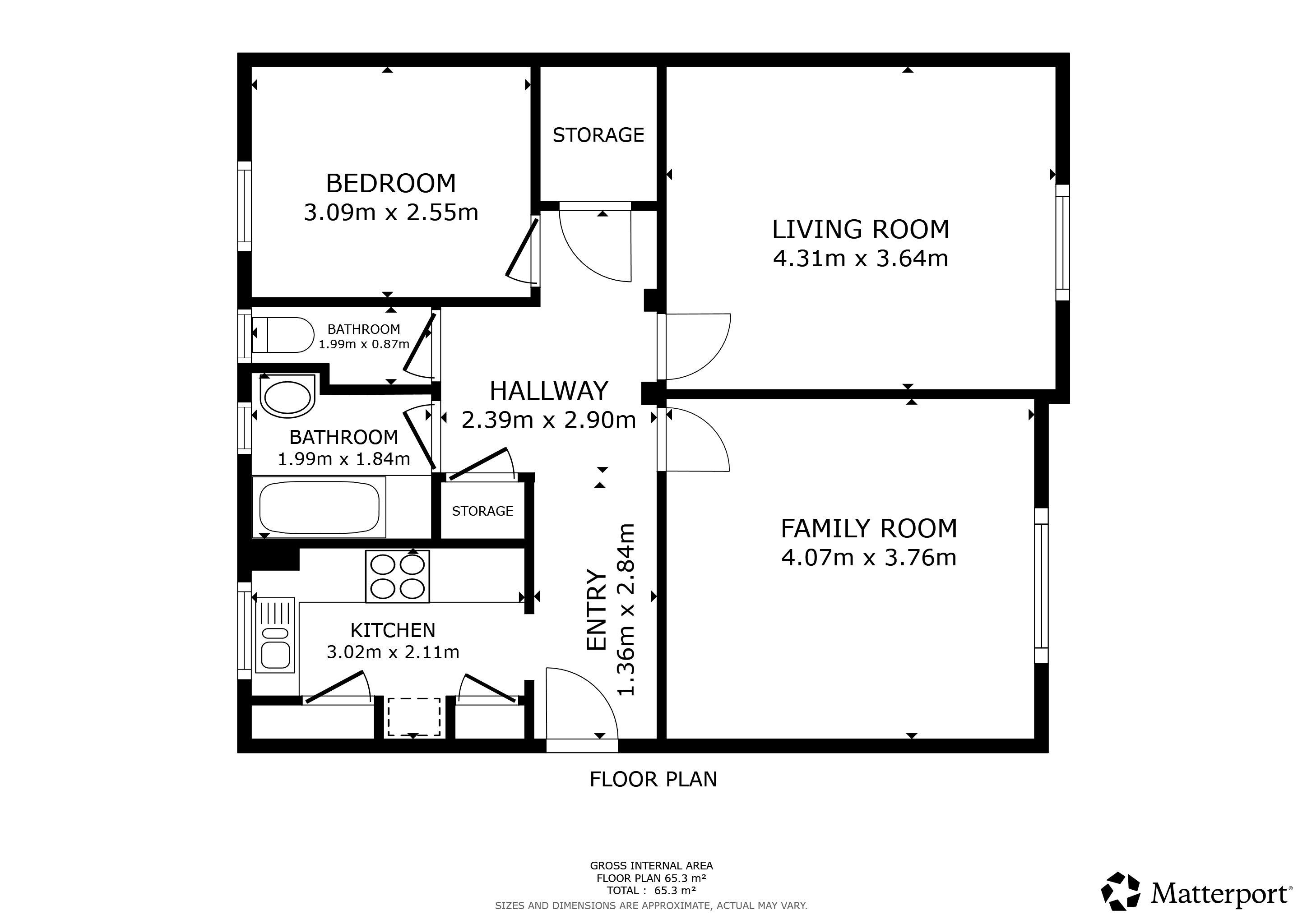 1, Pelham Road, Seaford floorplan