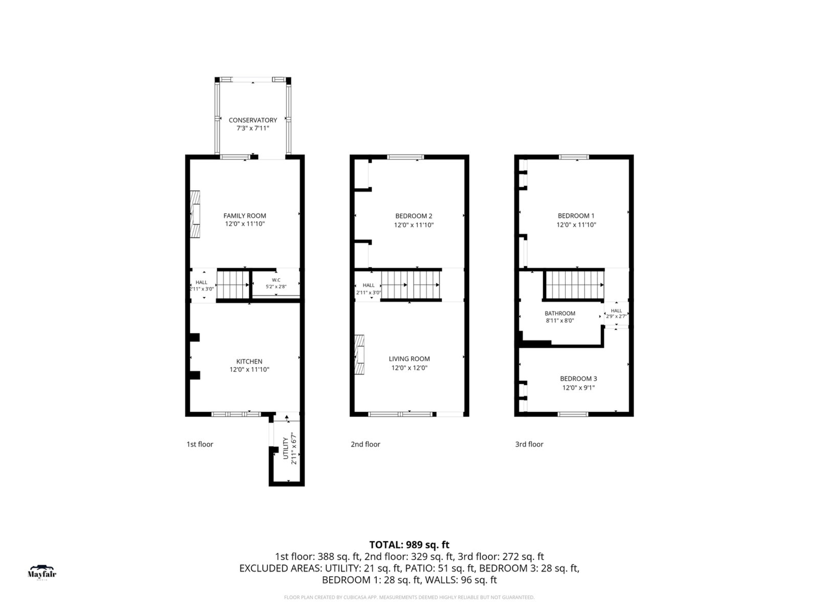 58, Napier Road, Tunbridge Wells floorplan