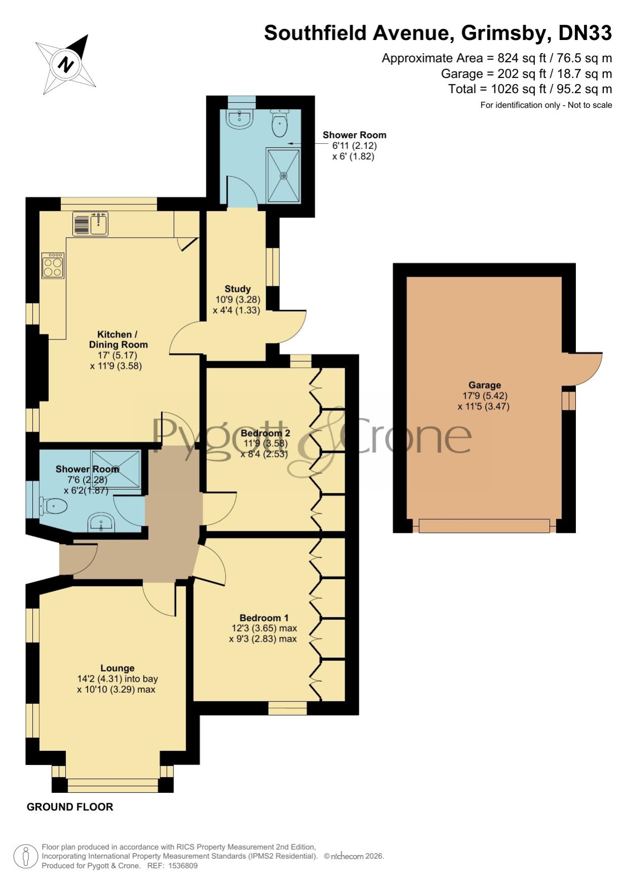 Southfield Avenue, Grimsby floorplan