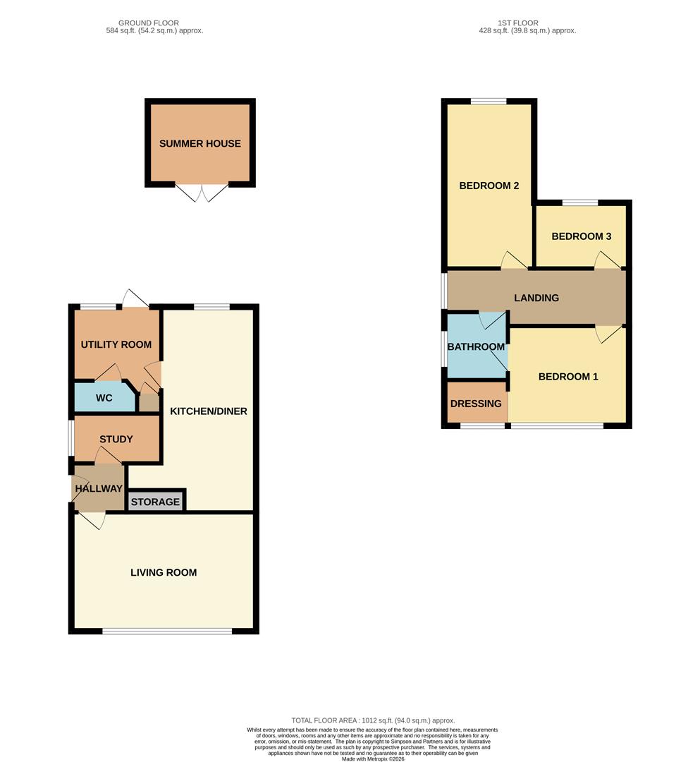 18, Manor Road, Milton Keynes floorplan