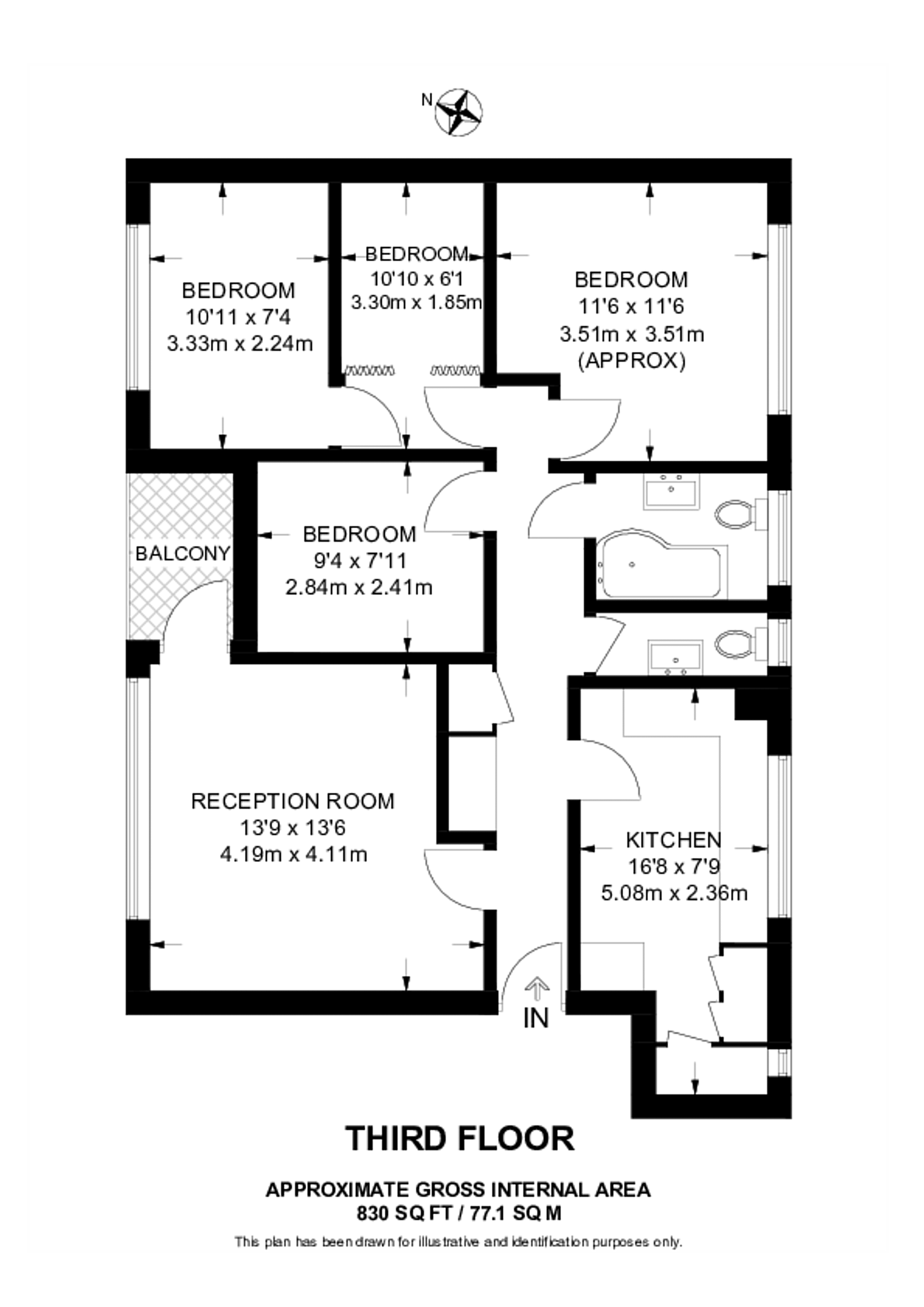 Caledon Road, East Ham floorplan