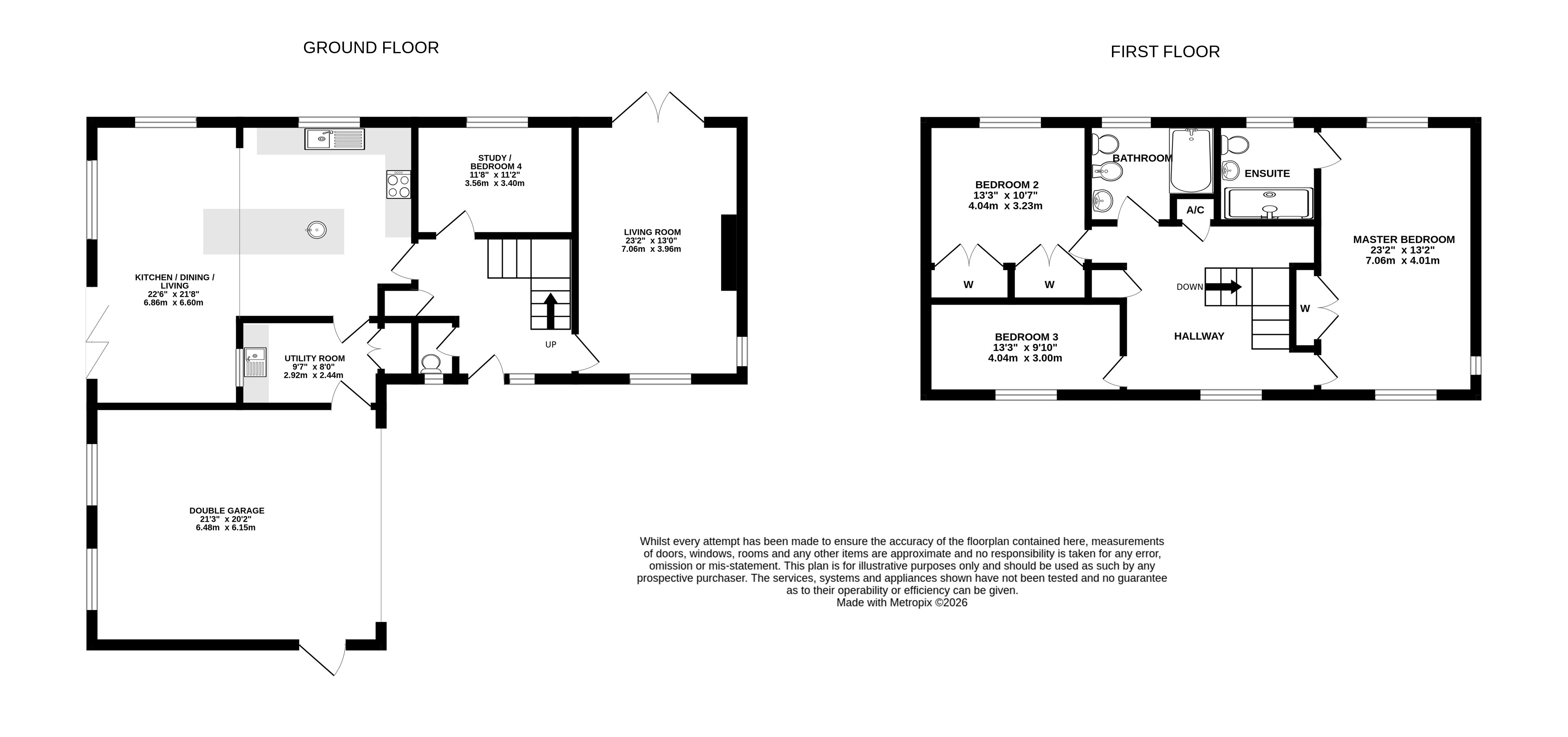 Millfield,, Brayford, Devon floorplan