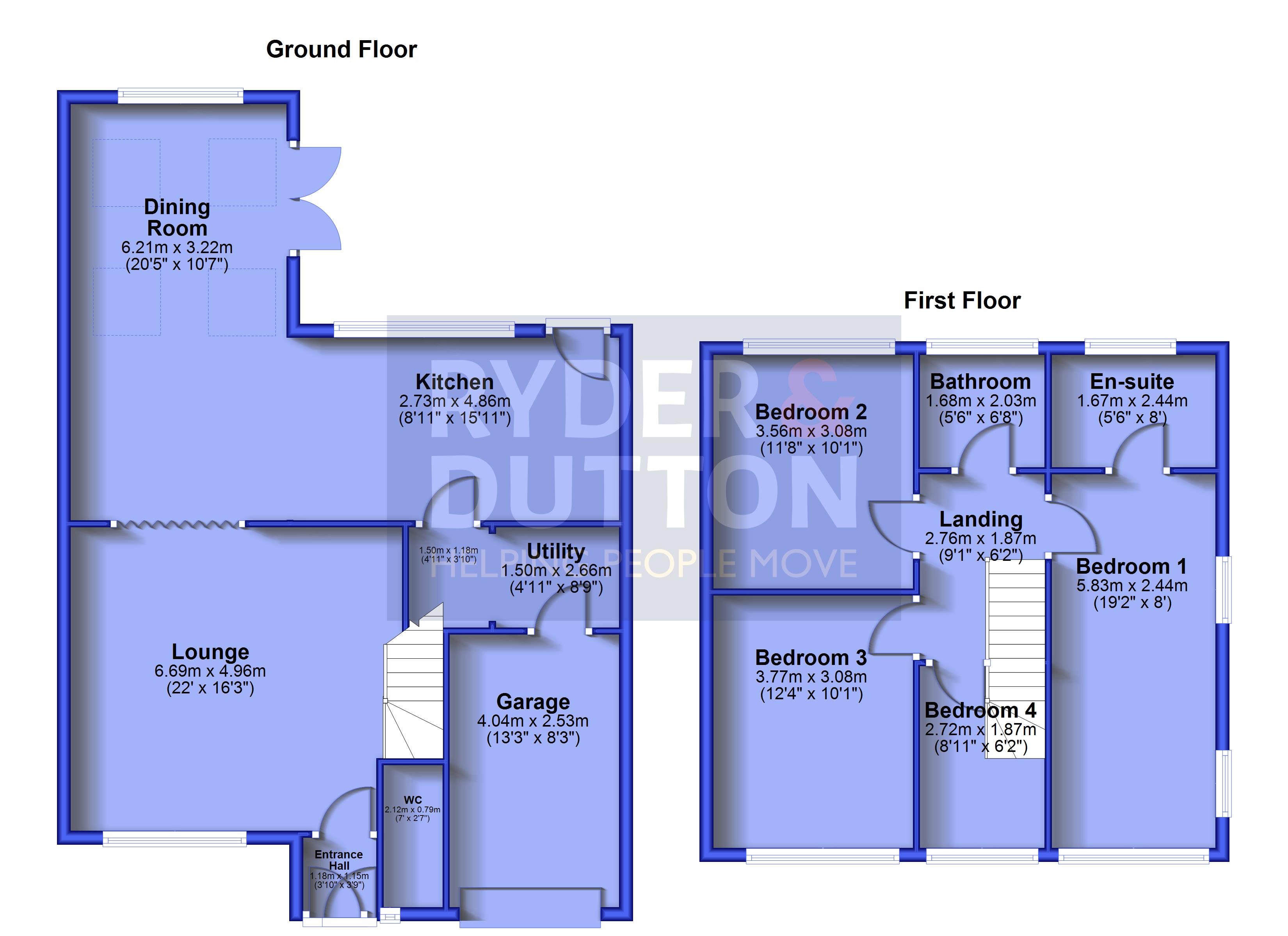 20, Whittle Drive, Oldham floorplan
