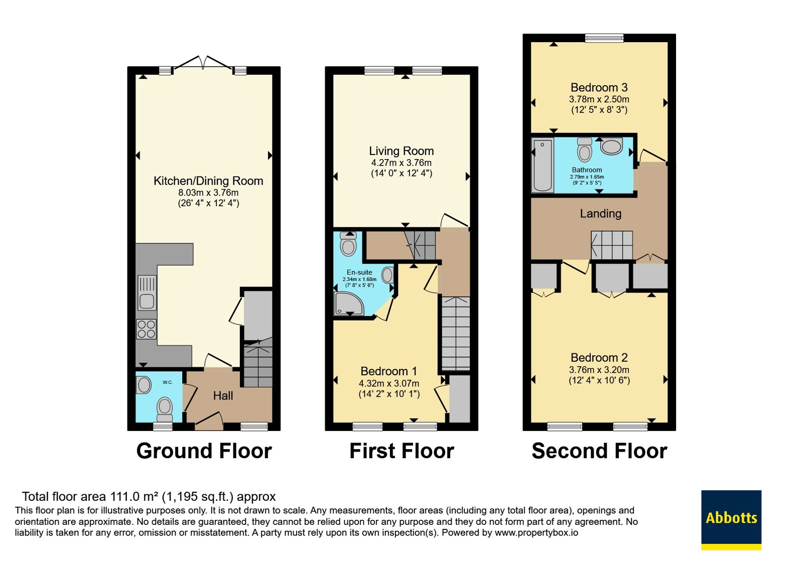 7, Abbey Road, Norfolk floorplan