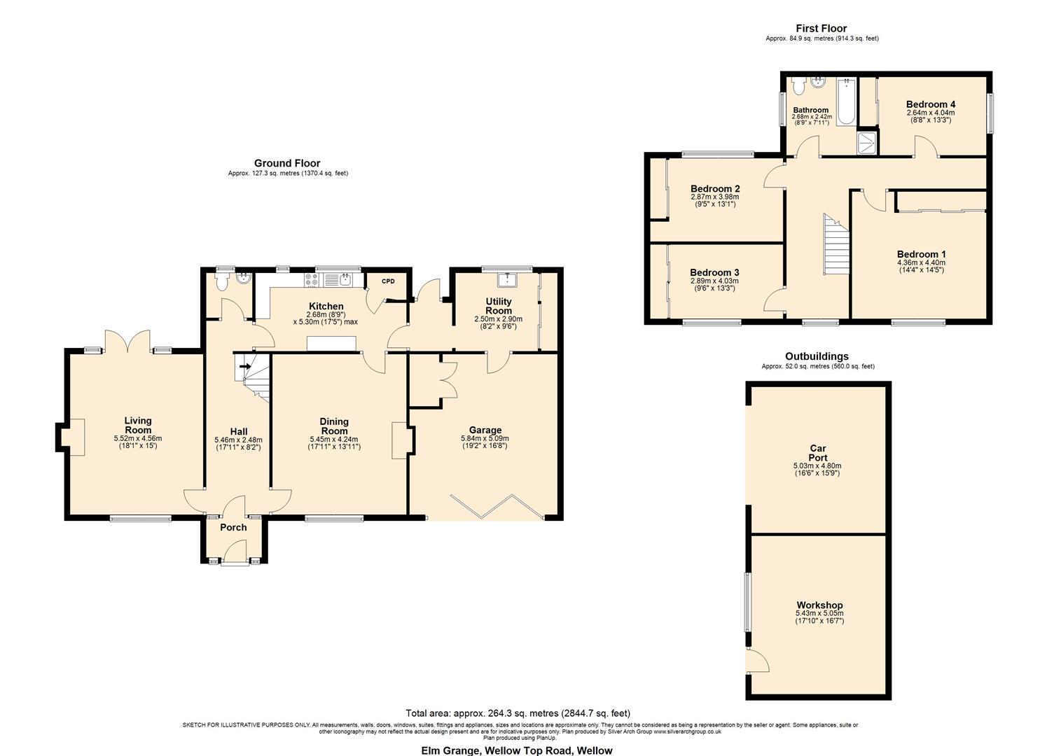 Elm Grange, Wellow Top Road, Yarmouth floorplan
