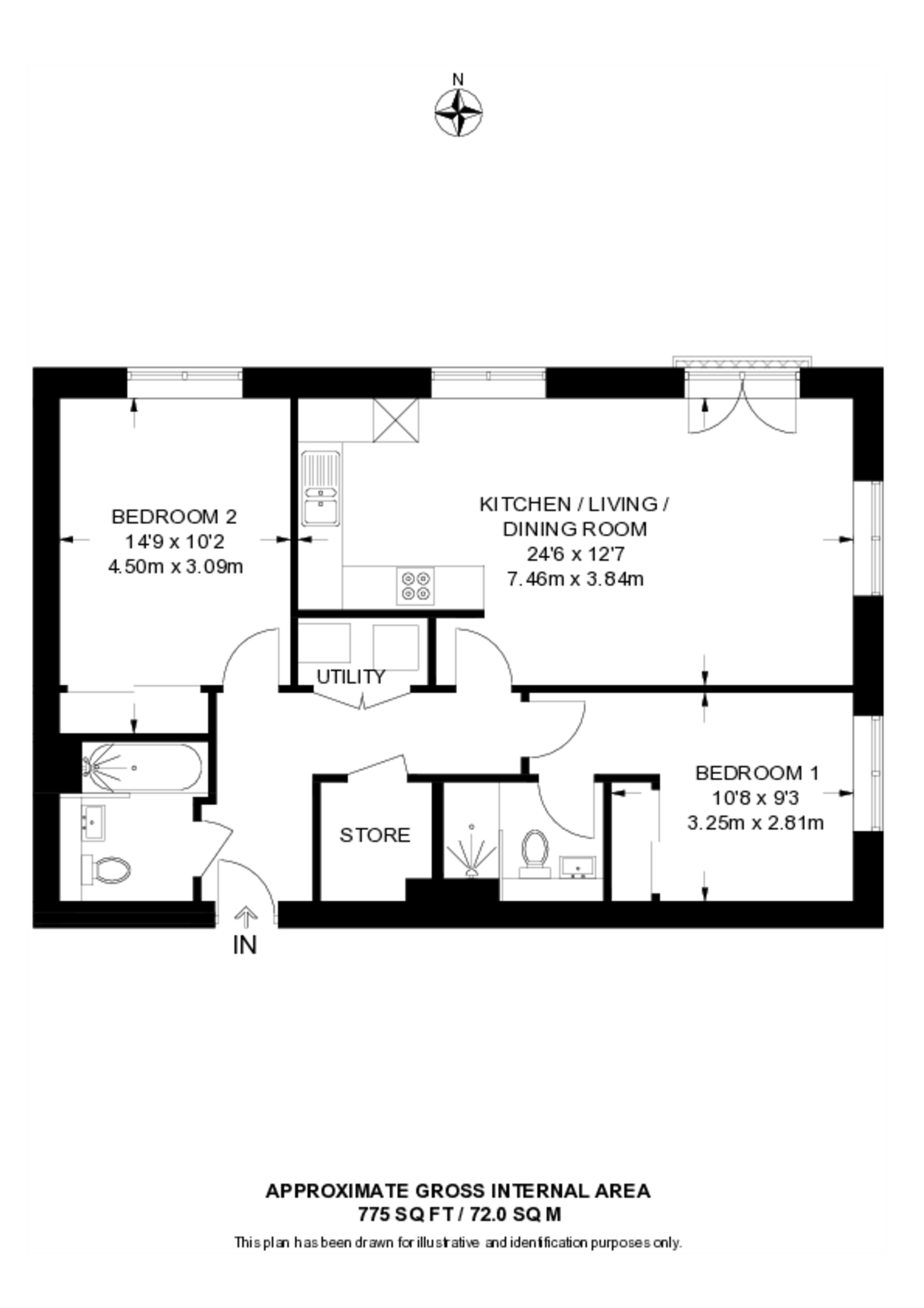 b2rc6430527, Weaver Yard, Newbury floorplan