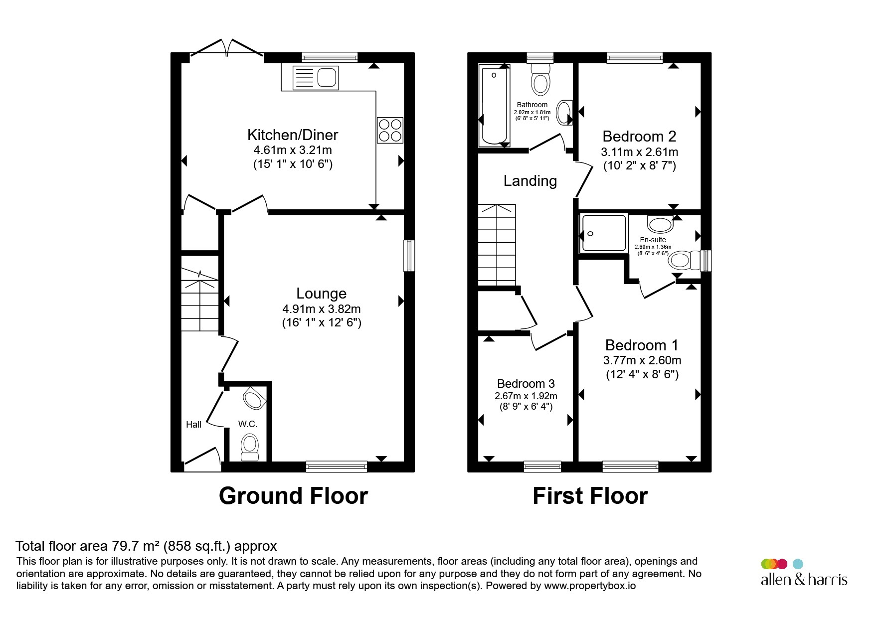 24, Coedlan Y Trenshys, Cardiff floorplan
