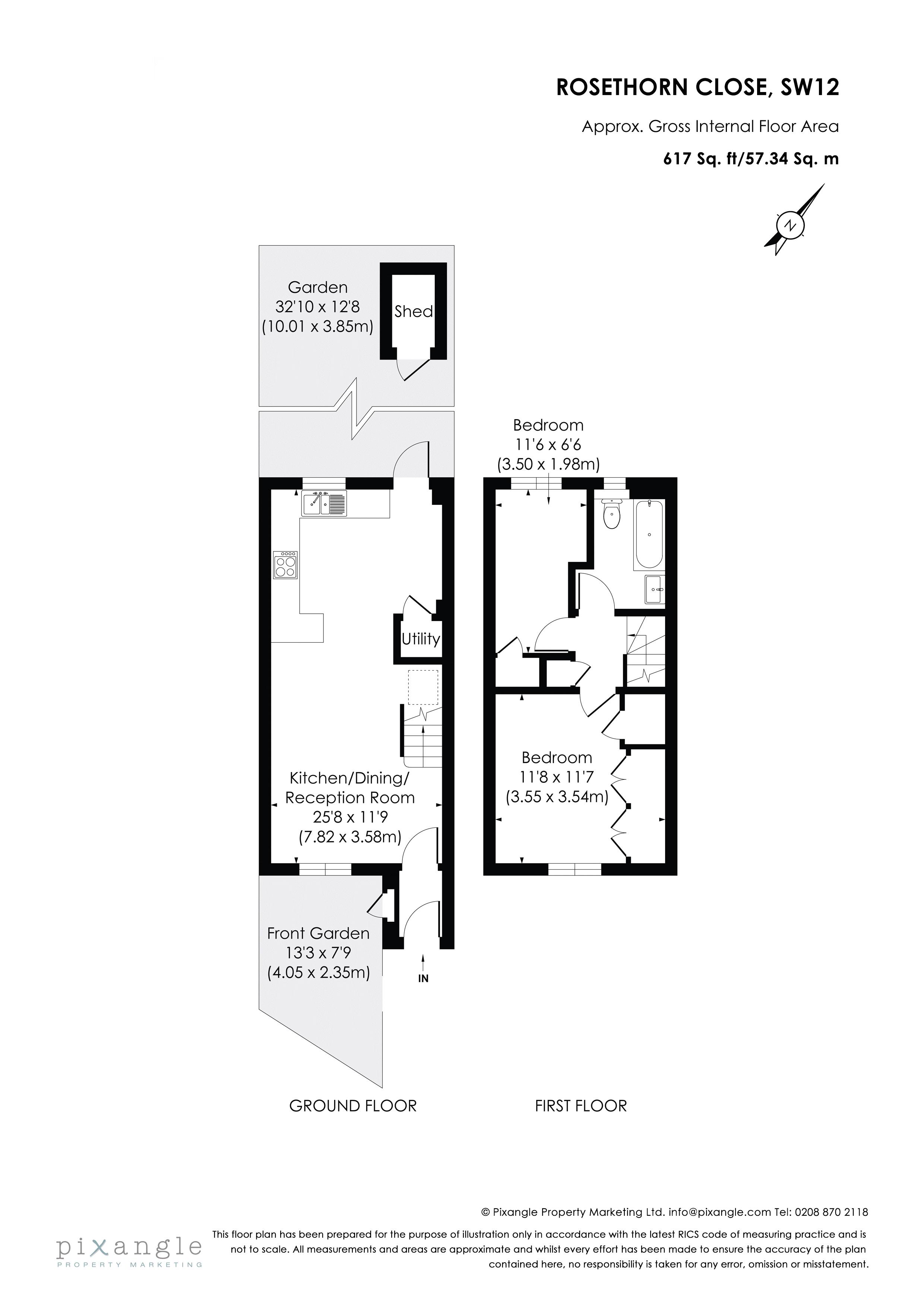 26, Rosethorn Close, London floorplan