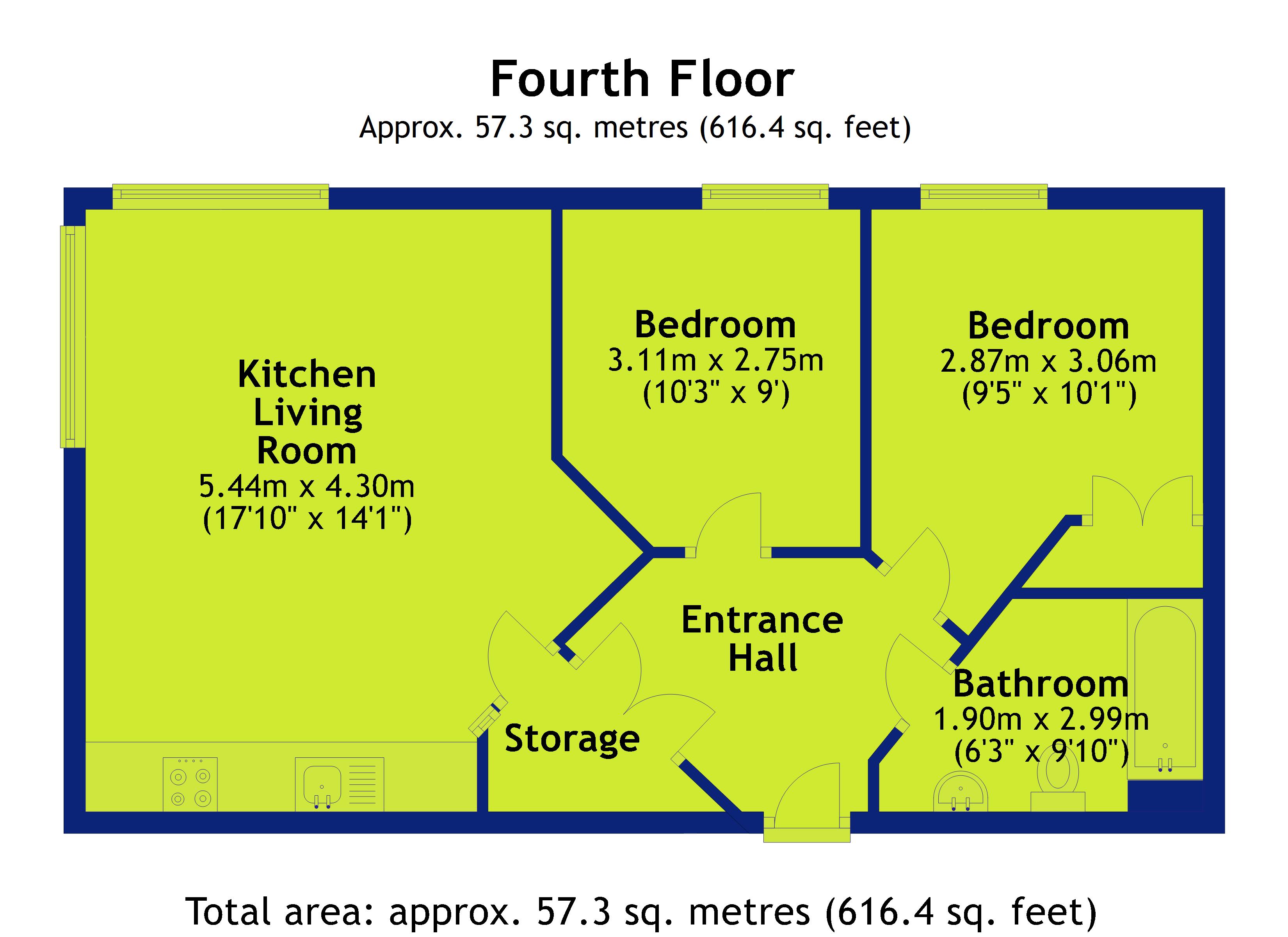Standard Hill, Nottingham NG1, 2 bedroom flat for sale 61256220