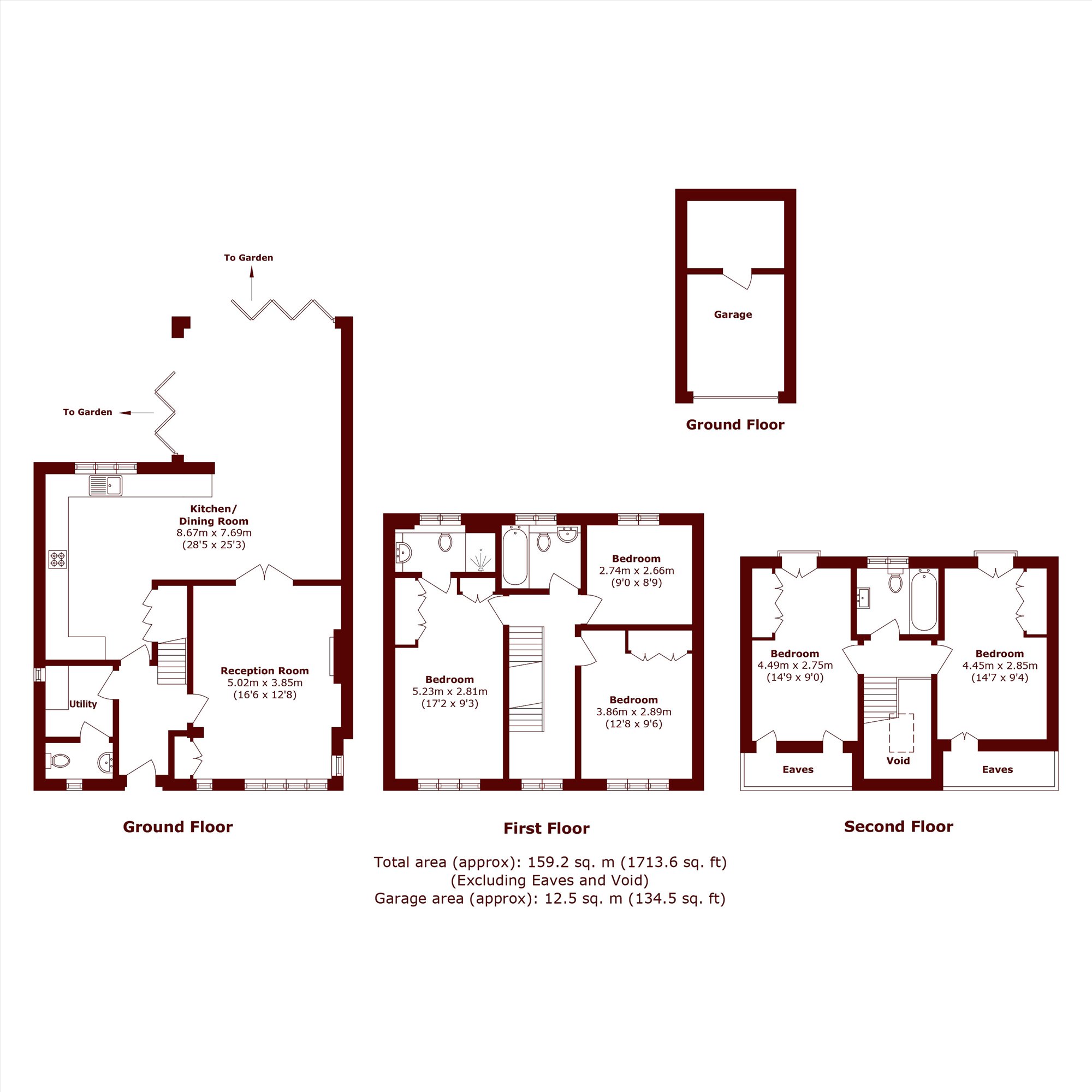 3, Hazelbury Close, London floorplan
