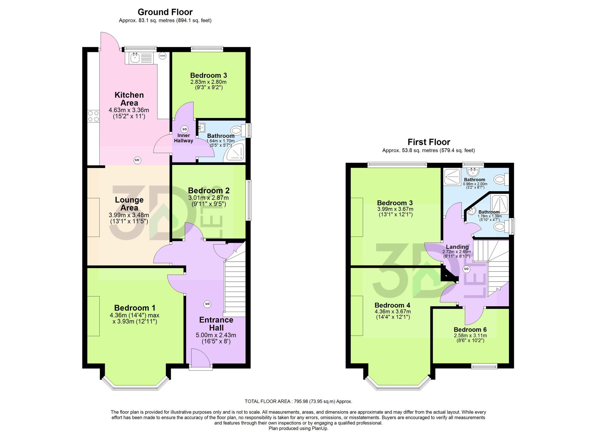 125 Harlaxton Drive, Nottingham floorplan