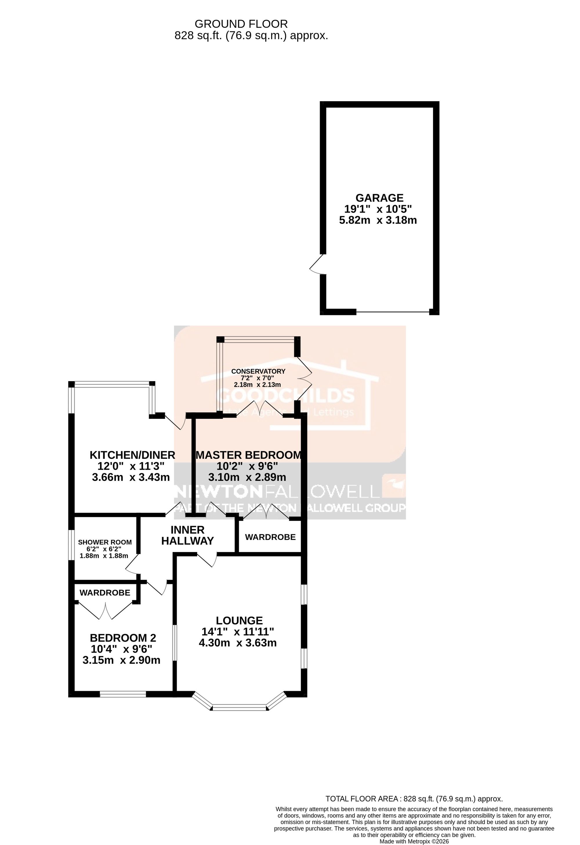 36 Courtway Drive, Stoke-On-Trent floorplan