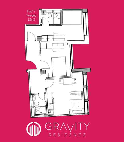 2 Bedrooms Flat to rent in Gravity Residence, 19 Water Street, Liverpool L2