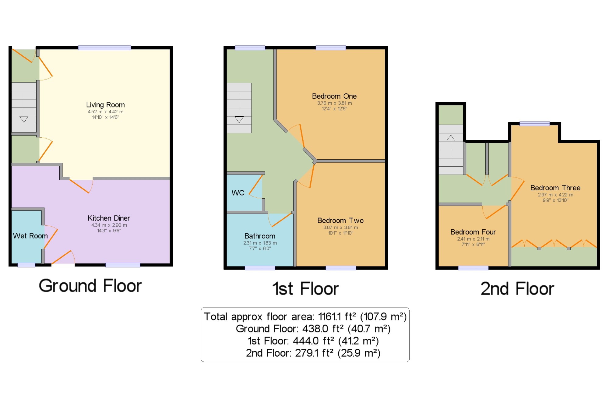 4 Bedrooms Terraced house for sale in Quarry Road, Maidstone, Kent ME15