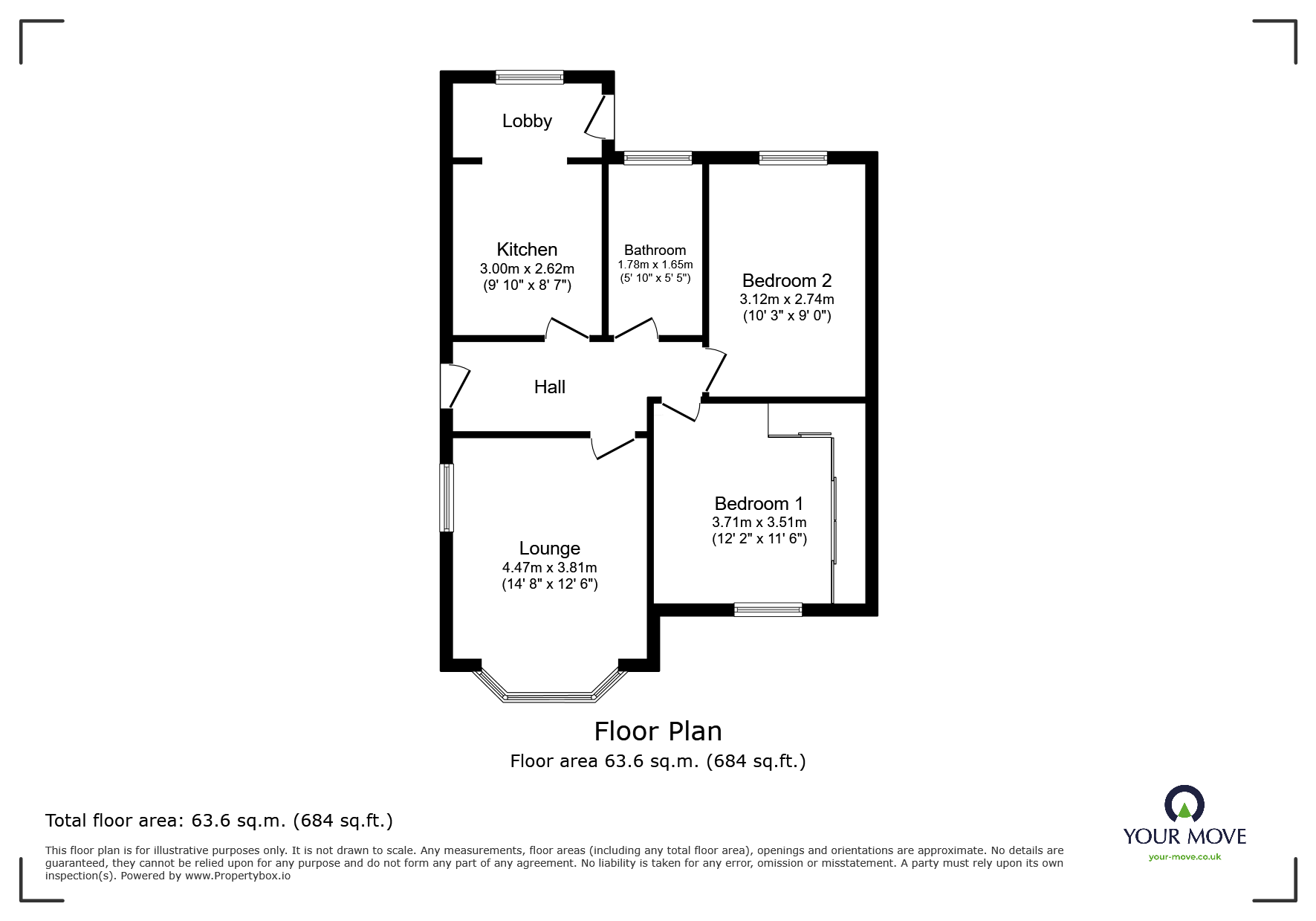 5, Rugby Road, Bedworth floorplan
