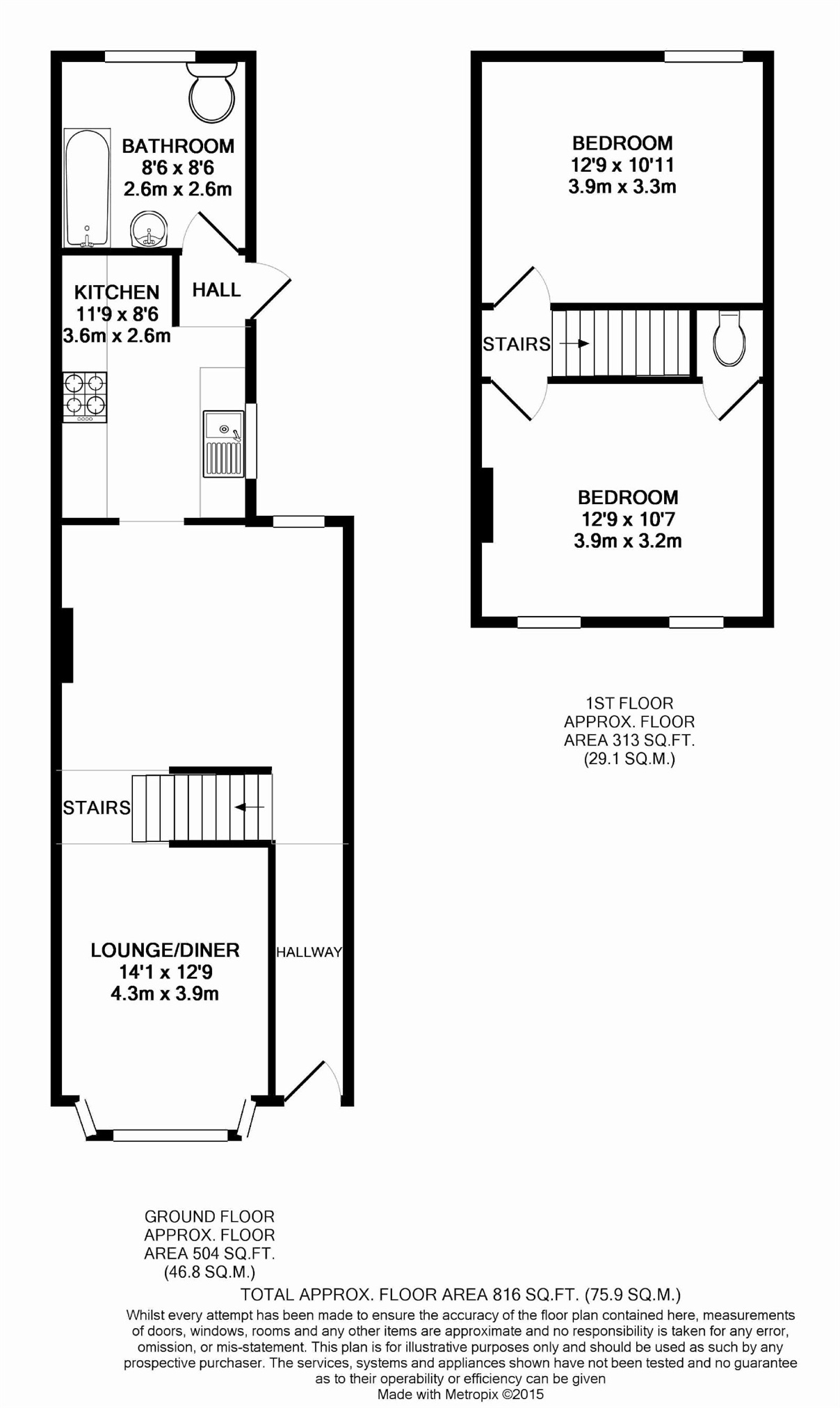 2 Bedrooms Terraced house to rent in Dominion Road, Addiscombe, Croydon CR0