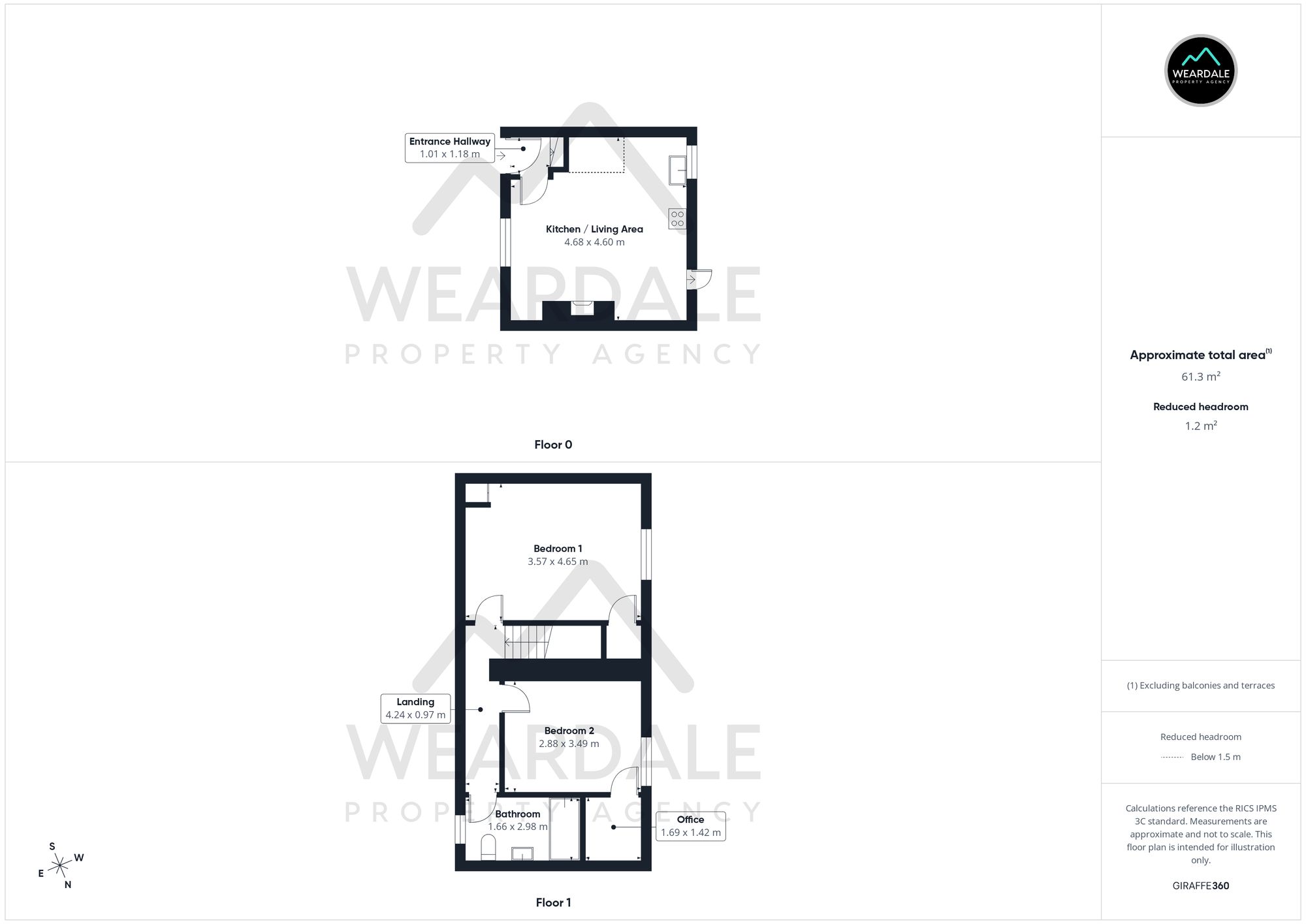 1 Cherry Tree House, Bishop Auckland floorplan