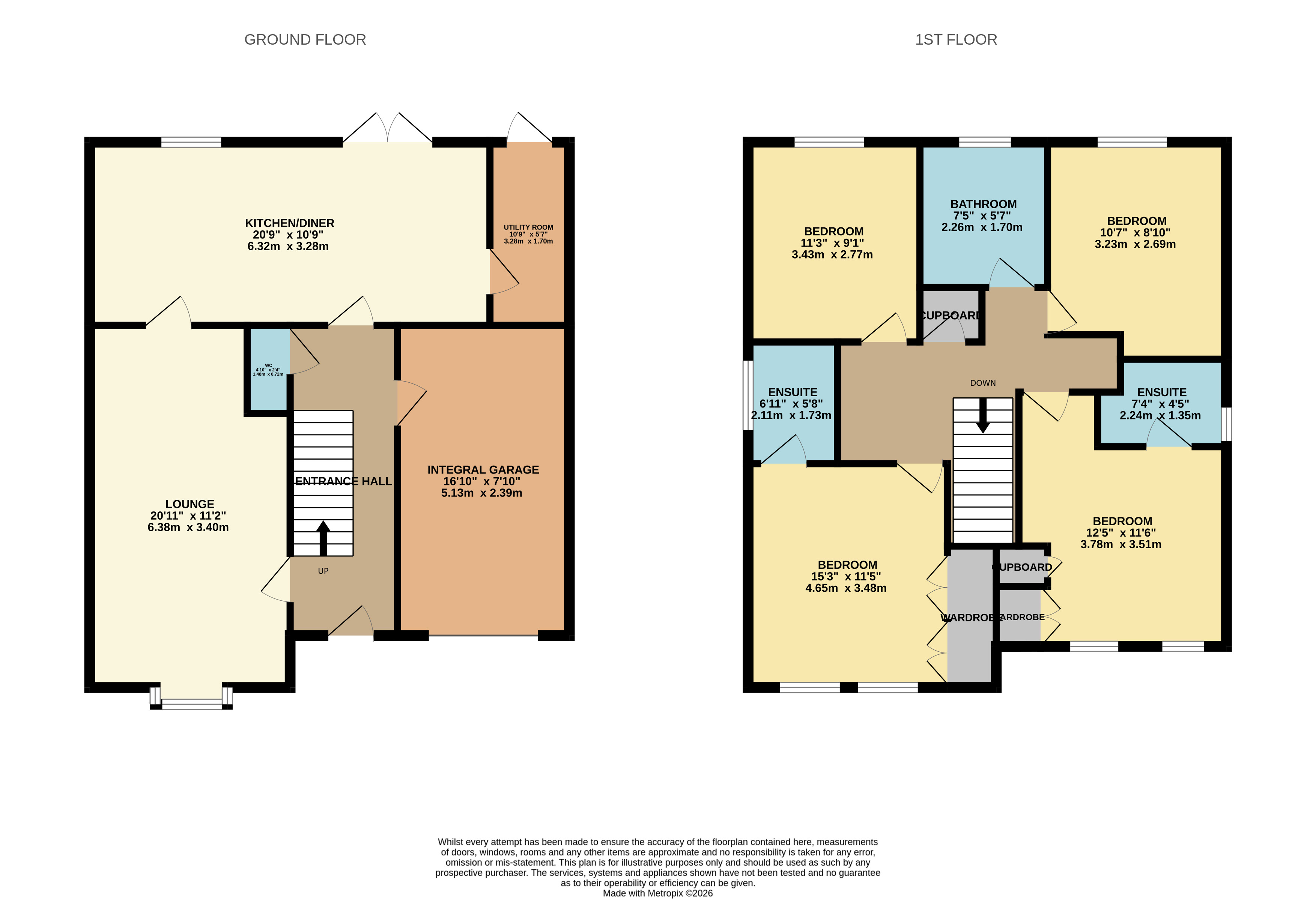 41, Bemrose Avenue, Telford floorplan