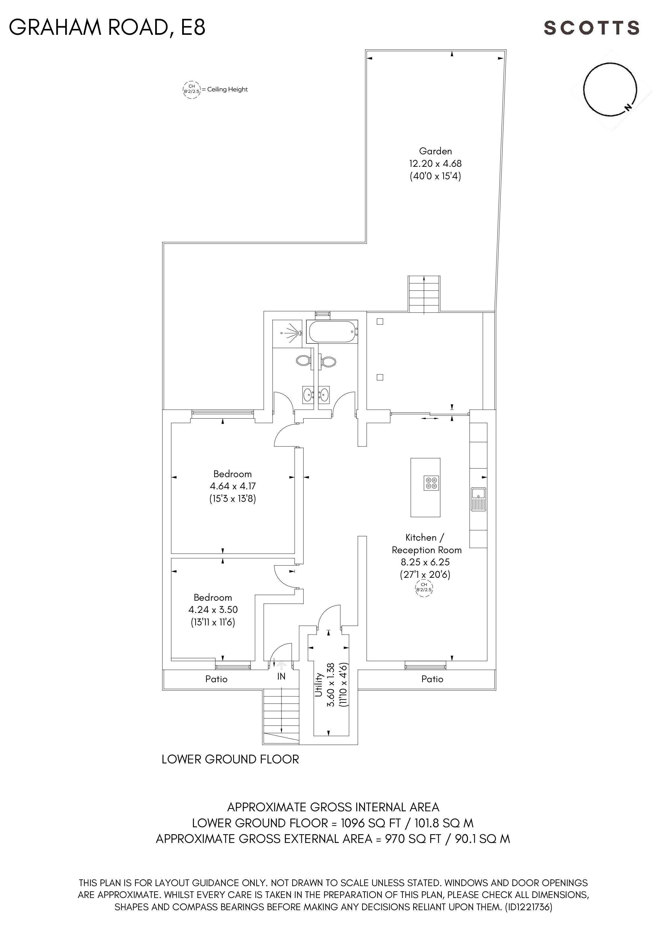 LGF, 4, Graham Road, Hackney floorplan