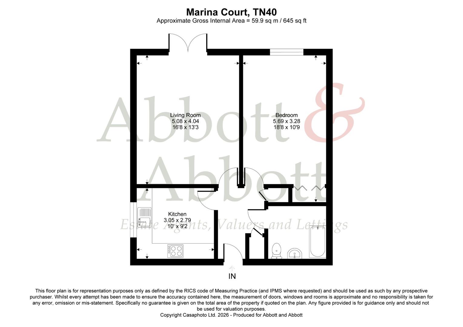17, Marina Court, Marina, Bexhill-On-Sea floorplan