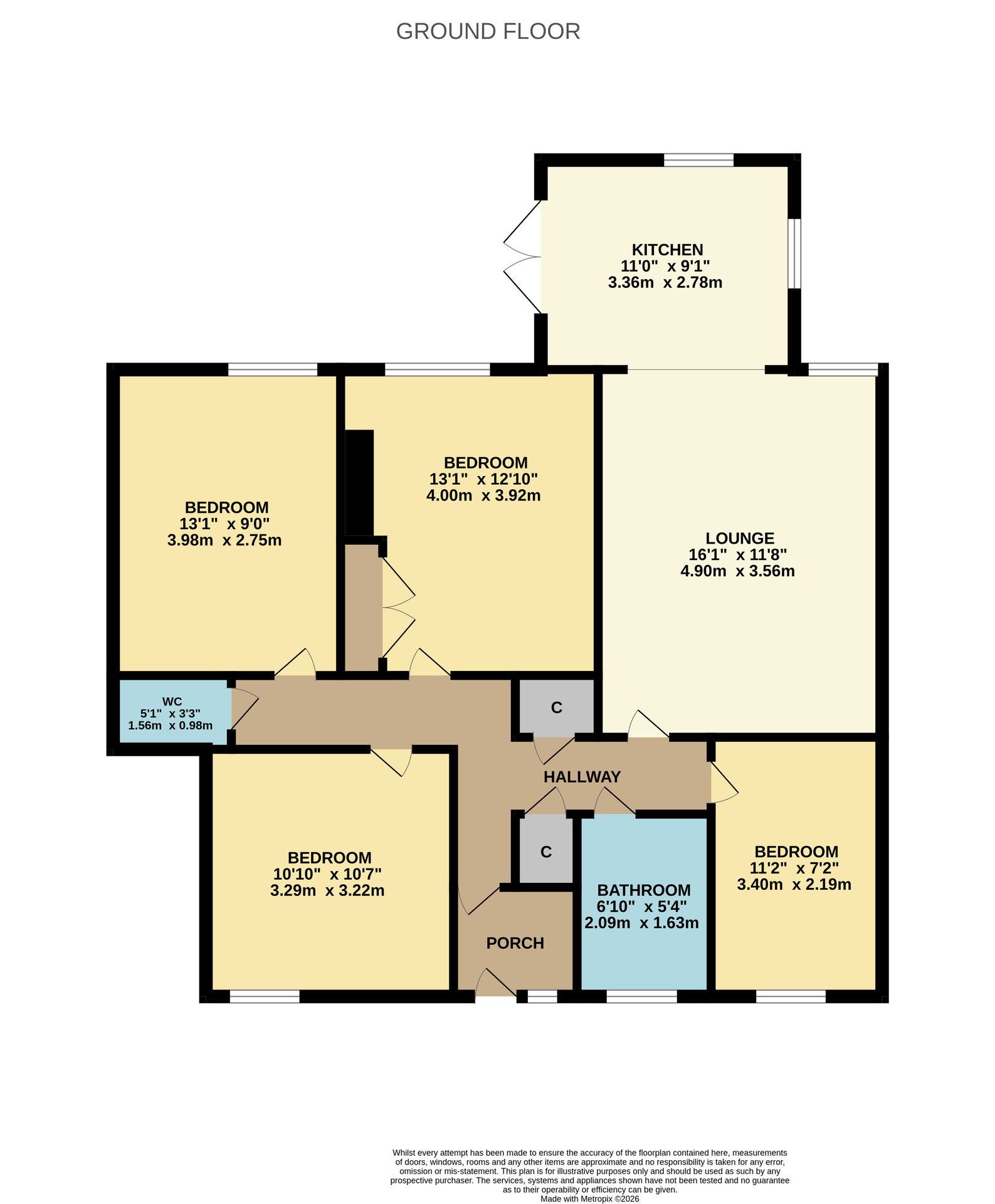19 Craigievar Place, Aberdeen floorplan