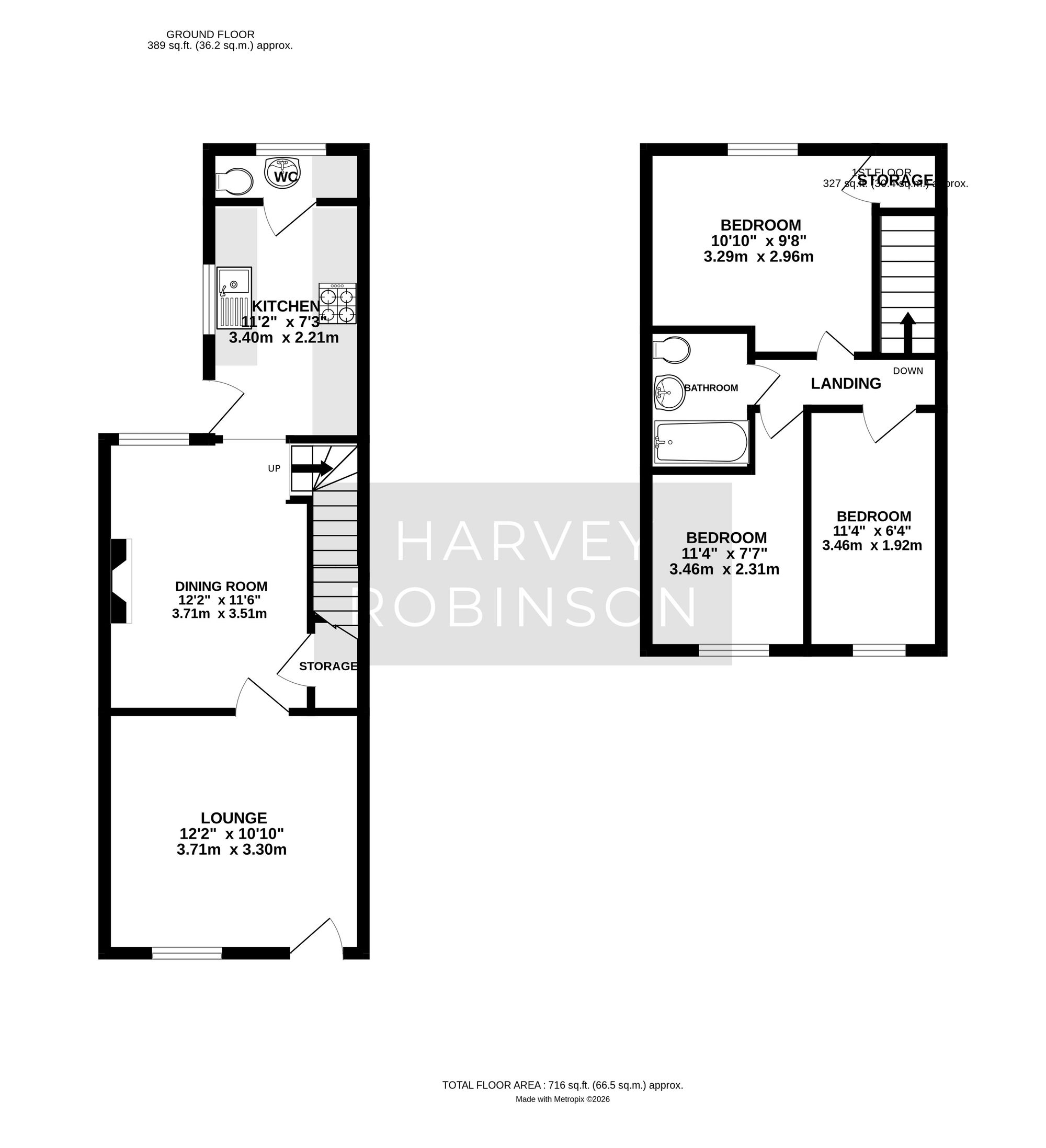 80 Sun Street, Biggleswade floorplan