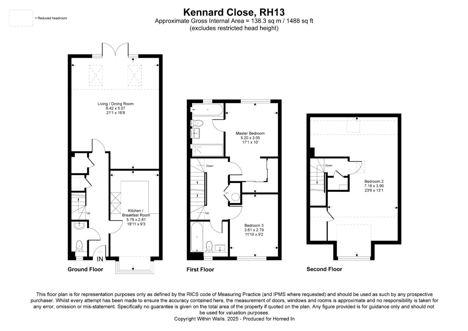 11, Kennard Crescent, Horsham floorplan