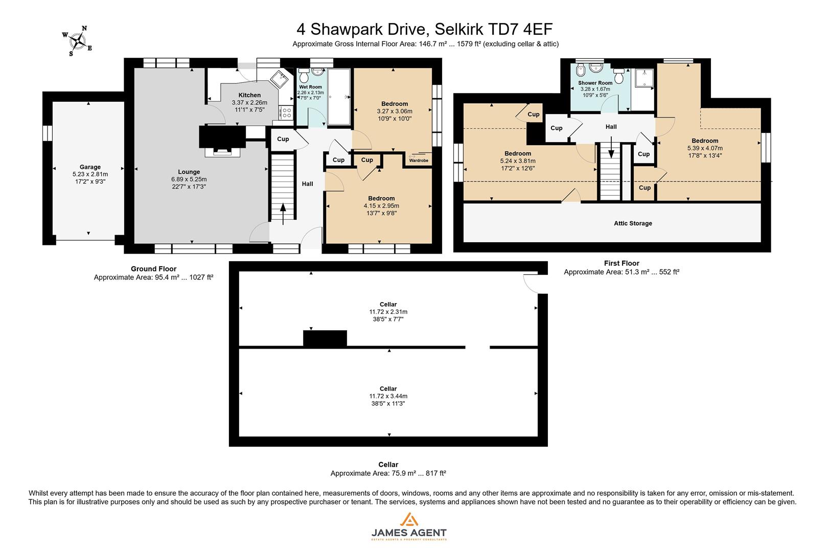 4, Shawpark Drive, Selkirk floorplan