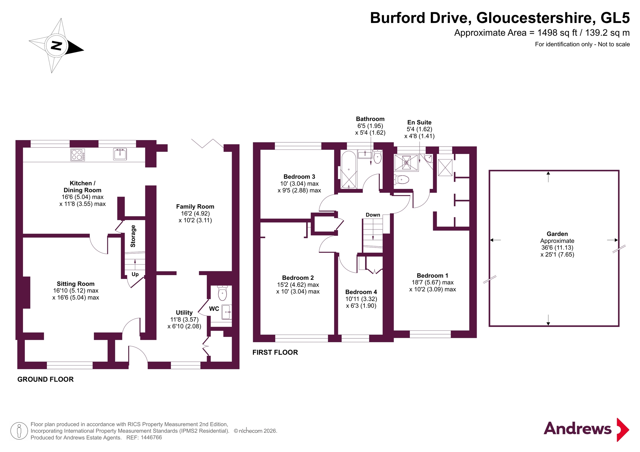 17, Burford Drive, Gloucestershire floorplan