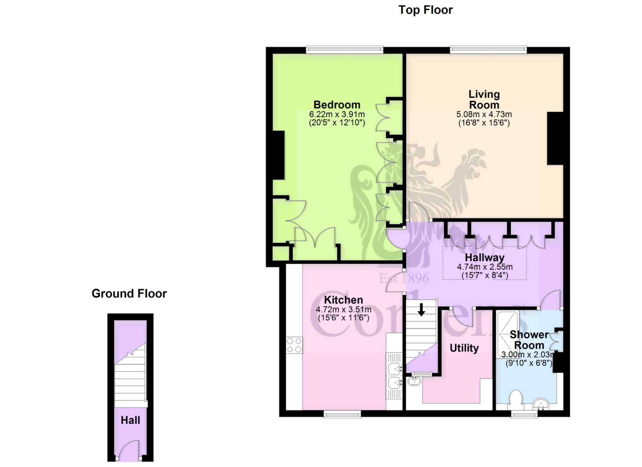 20 Mermond Place, Swanage floorplan