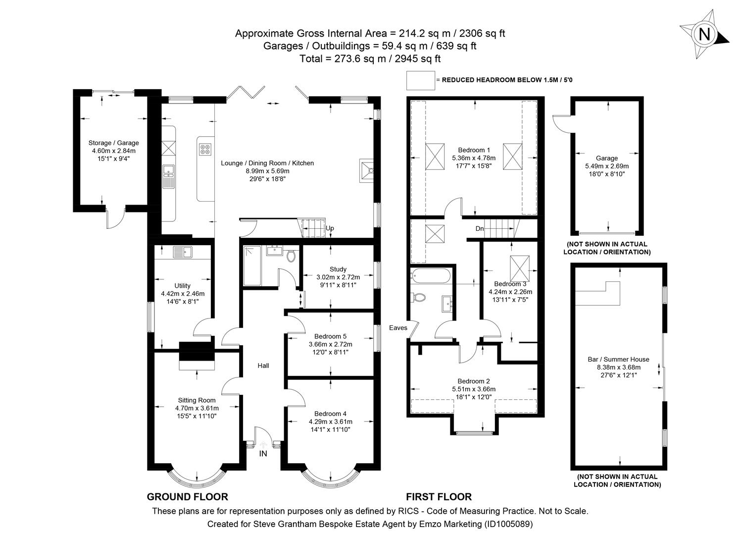 33, Alameda Road, Purbrook floorplan
