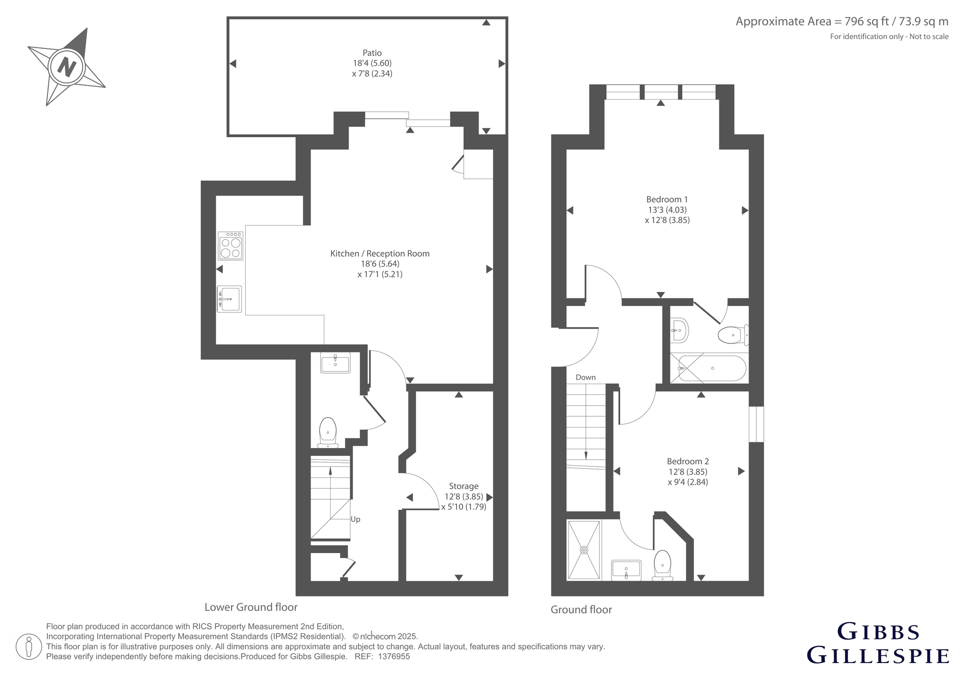63-65 Gordon Road, London floorplan